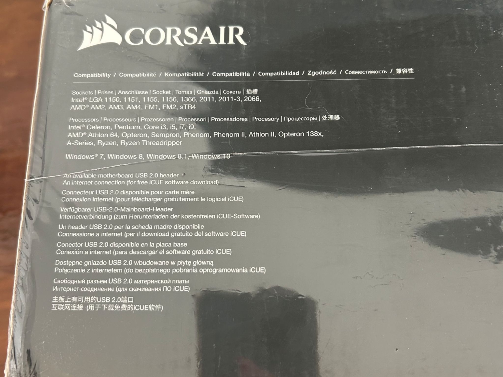 Corsair CPU Cooler (icue H150i RGB Pro XT)
