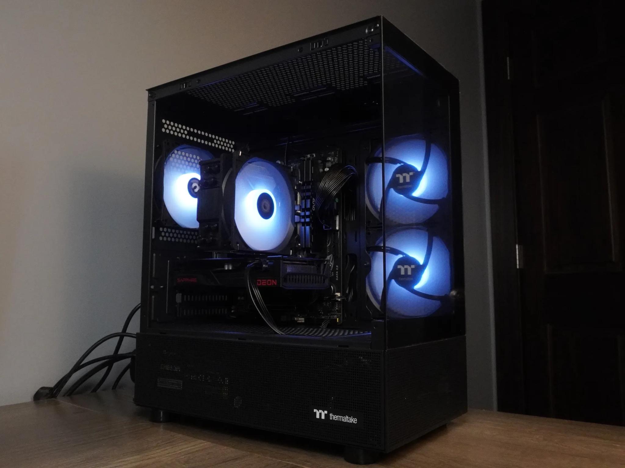 🖤STEALTH🖤 Price To Performance 💪 GAMING MACHINE 🧡RX 6600 🧡 Ryzen 5 5500 | 16GB | 1...