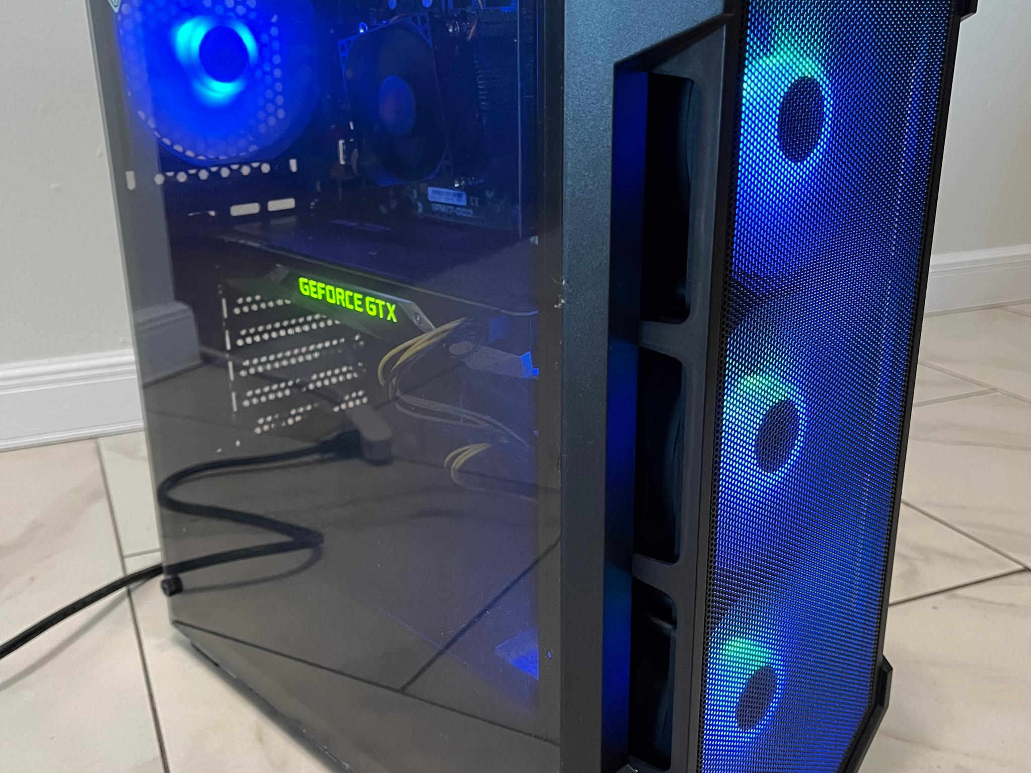 NVIDIA GTX 1080, Intel i7-6700, 12GB RAM, 870 GB Storage, High FPS Gaming PC w/ Wi-Fi + Bluetooth