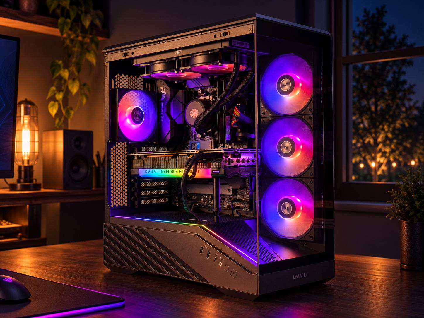 🎆 HUE Gaming PC | RTX 3070 TI | Ryzen 9 5900x | 32GB RAM | 2TB NVME | WiFi & BT | FREE SHIPPING