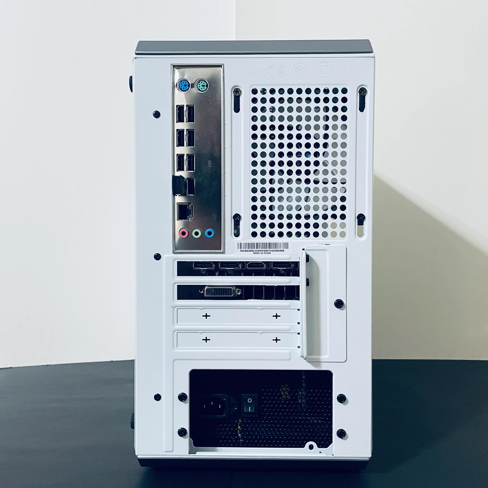 ⚡Budget White Gaming PC - Intel Xeon 10-cores ● 16GB RAM ● 512GB SSD ● Wi-Fi ● Nvidia GTX 980