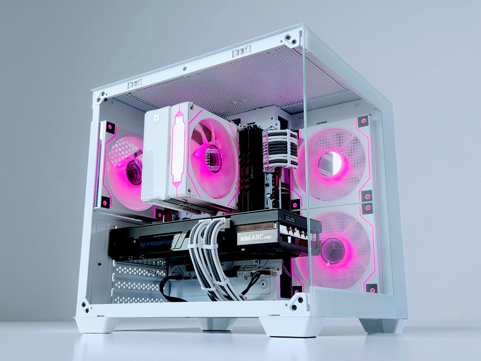 BiFrost❄️Gaming PC❄️Intel ARC 750 8GB❄️AMD Ryzen 5 3600 6 core❄️16GB DDR4❄️500GB NVME SSD