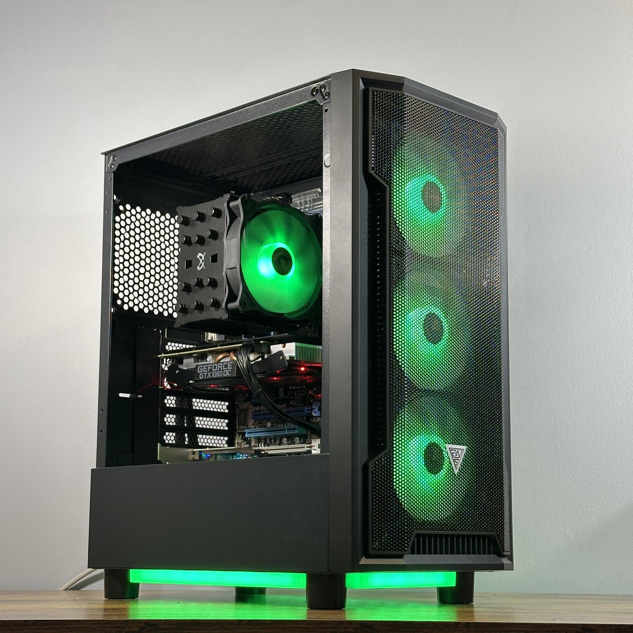 GTX 1060 6GB | Intel i7 3930K | 16GB DDR3 | 512GB SSD | Windows 10 | WIFI + BT | Custom Gaming PC