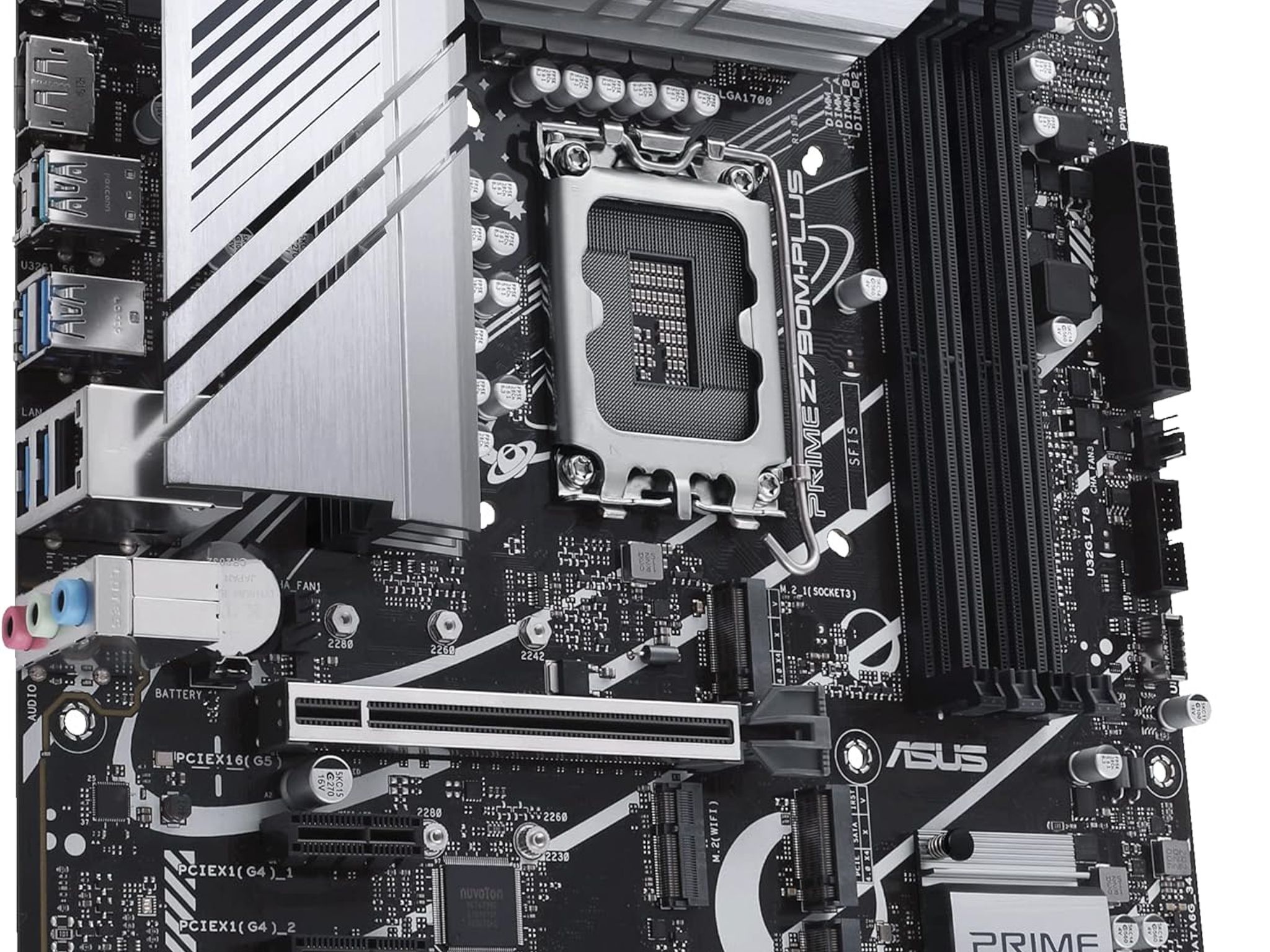 ASUS PRIME Z790M-PLUS Intel LGA 1700 DDR5 MircroATX Desktop Motherboard