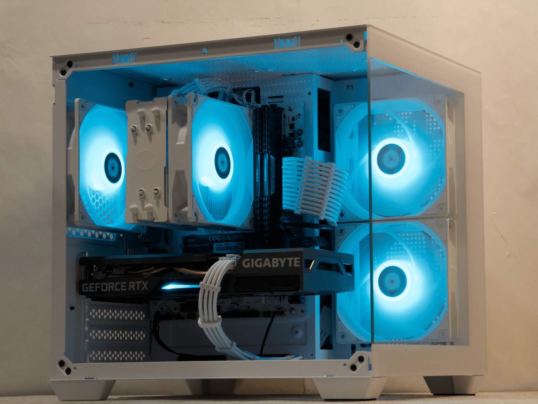 RTX 3060 Ti, Ryzen 5 5500, 16GB DDR4, 1TB NVMe SSD, WiFi - Custom Gaming PC