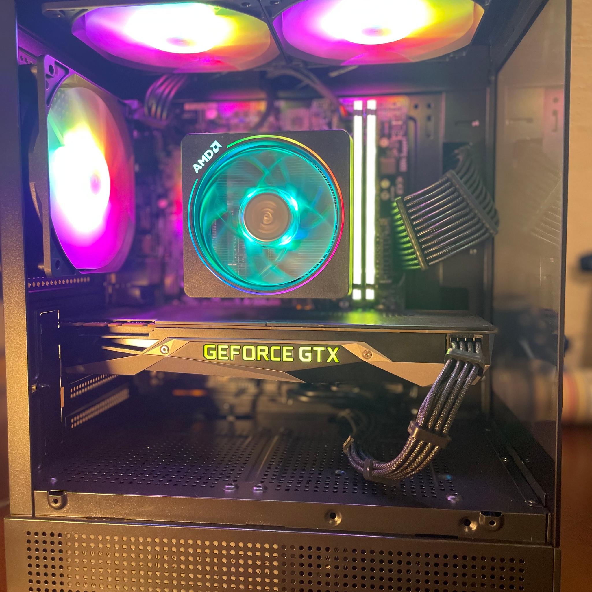 - [ ] Gaming PC | GEFORCE 1080| RYZEN 5 | 16GB RAM | WINDOWS 11 home | WiFi and Bluetooth