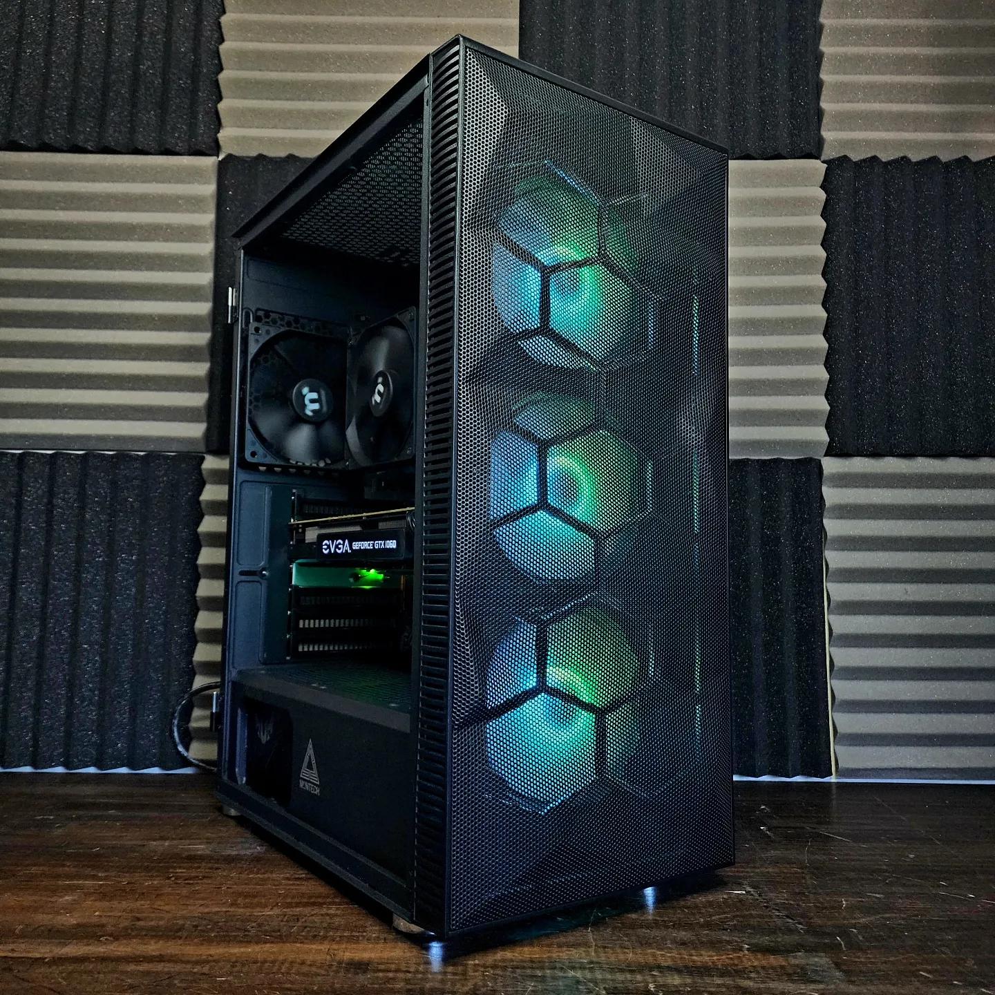 🖤💙🖤 EVGA GTX 1060 FTW // Intel Core i3 9100 // Corsair LPX 8GB 2400MHz