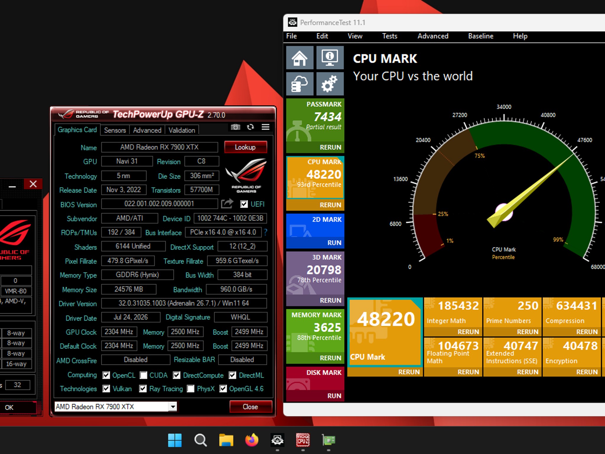 Ryzen 5950x | ASUS X570 Crosshair Extreme | G.Skill 32GB DDR4 4000 MHz CL16 | AMD 7900 XTX
