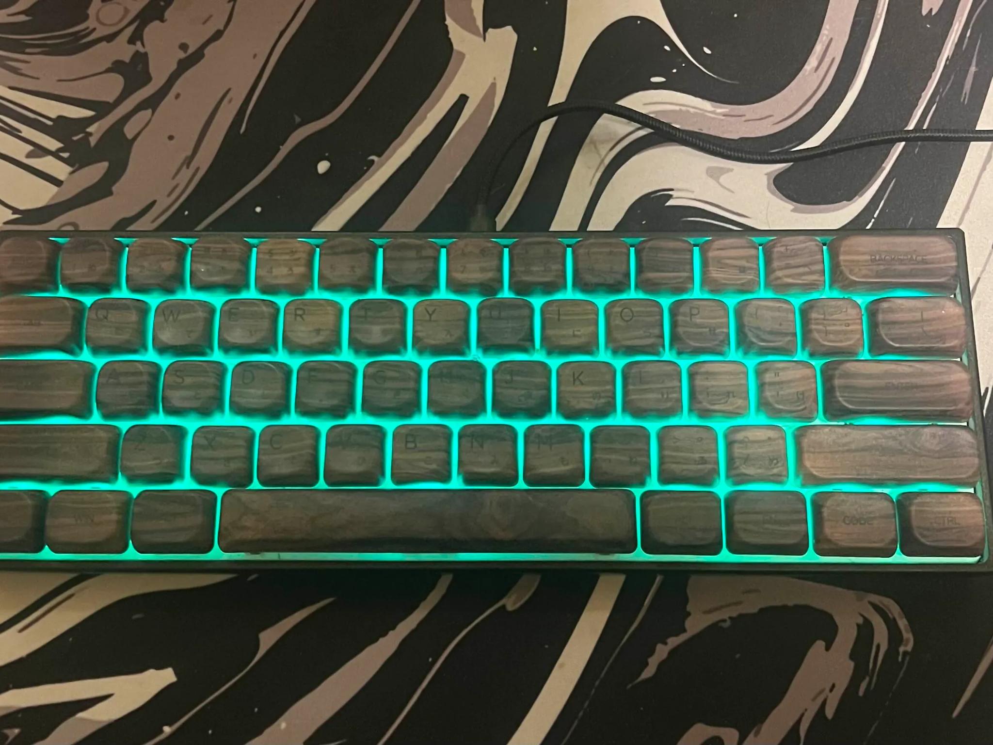 🪵60% Tape/Foam Mod | Gatreon Milky Yellows Lubed
