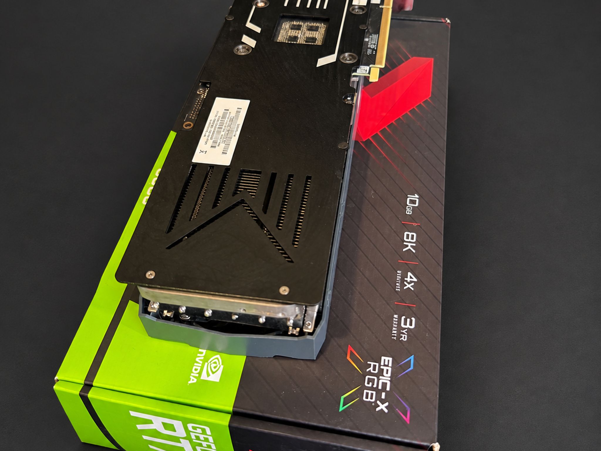 PNY GeForce RTX 3080 10GB XLR8 Gaming UPRISING EPIC-X RGB Triple Fan Edition