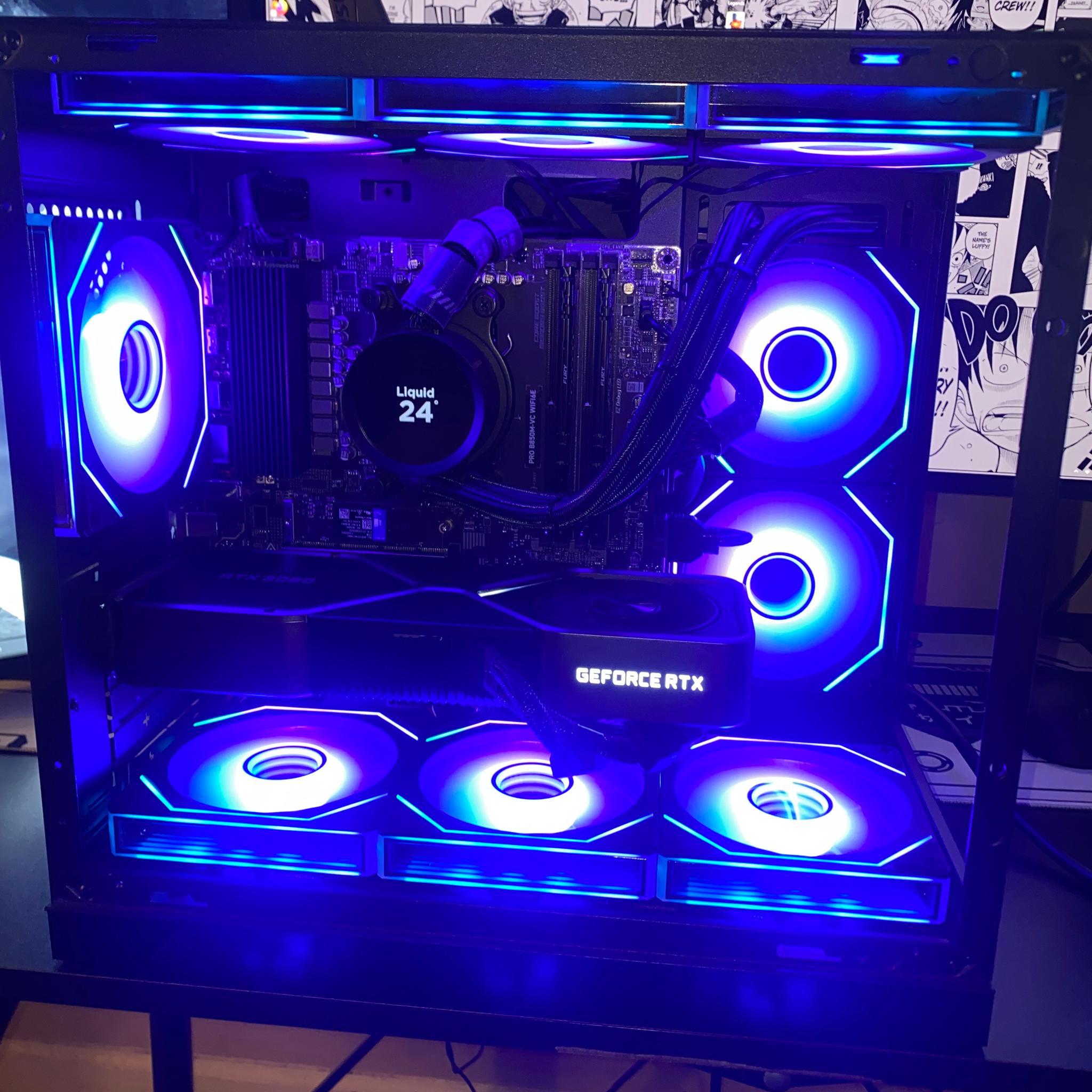 MATX 1440p beast AM5 Custom Build | AMD Ryzen 5 7500x3D | NVIDIA RTX 3080 FE | 32GBs DDR5