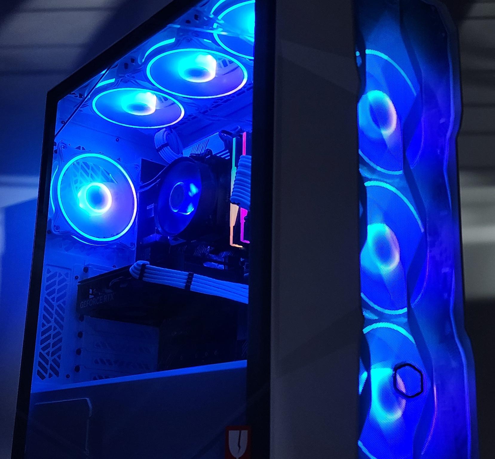 Gaming PC Ryzen 7 5700X 16GB RAM 500GB SSD RTX 4060 8GB Windows 11 Computer