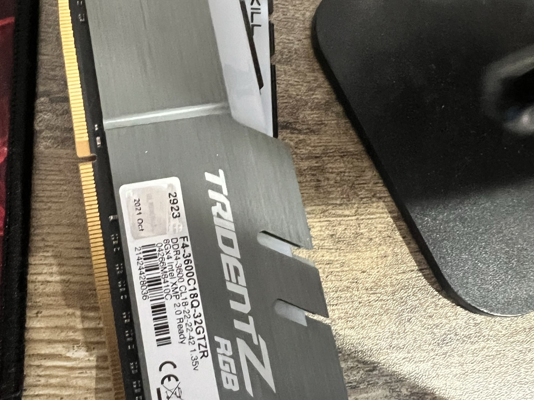 32gb gskill trident z argb 3600mhz ram