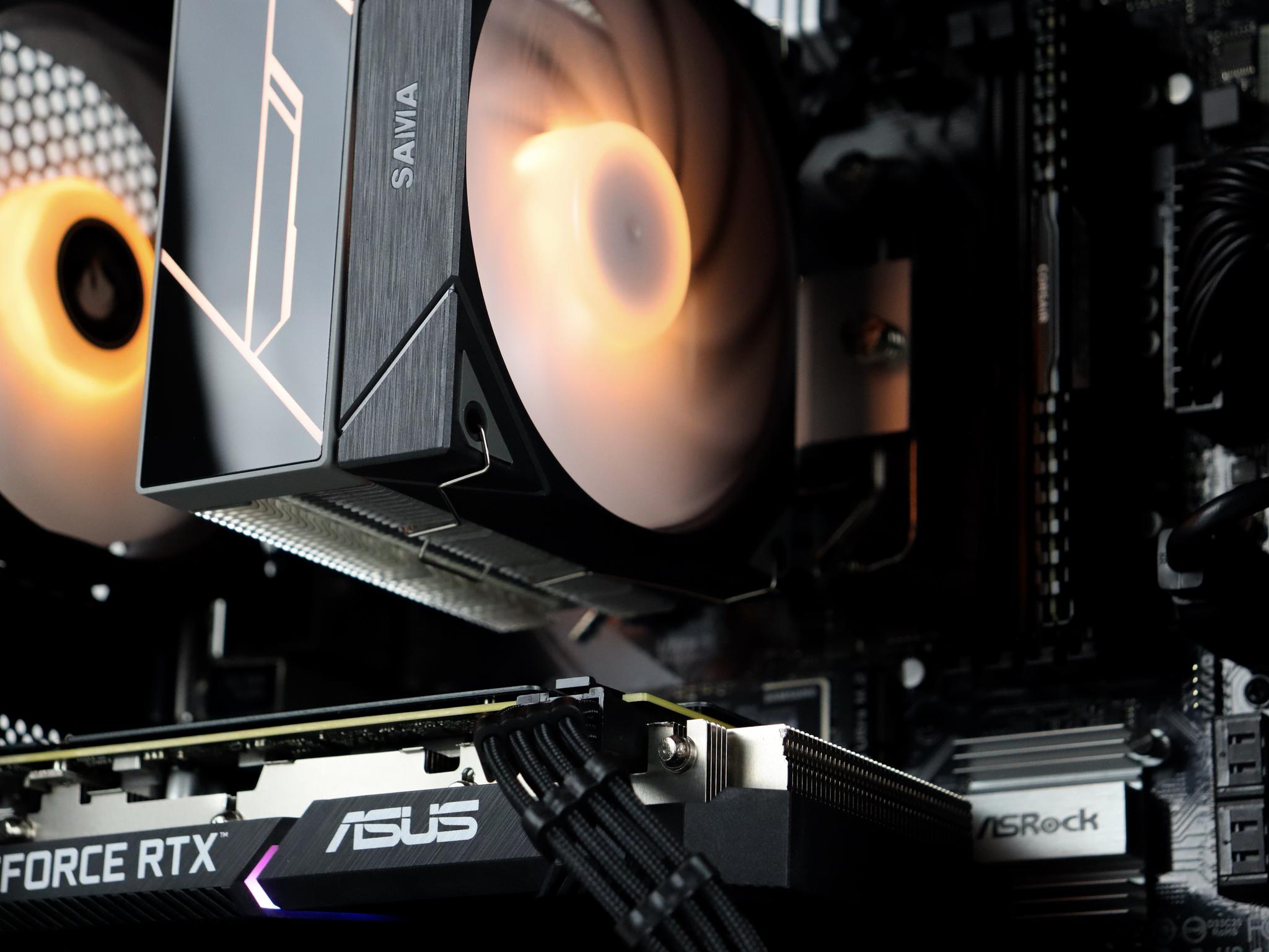⚫ Black Gaming PC – RTX 3060 TI, Ryzen 5 3600, 16GB RAM, 500GB SSD - WiFi, BlueTooth ⚫