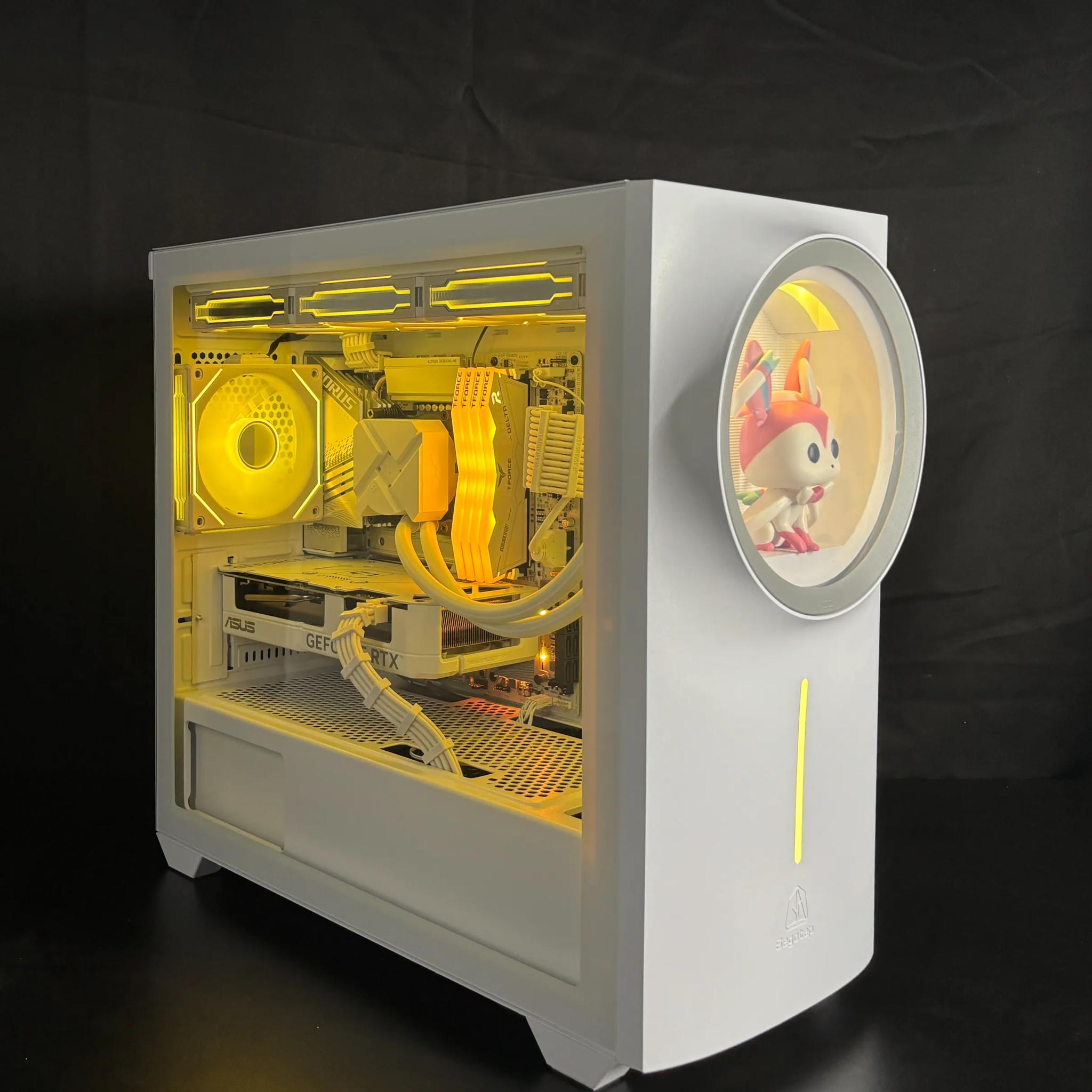 🌞 Sunbyte 🌞 Gaming PC  RTX 4060 12GB✨i5-13400F✨32GB DDR5✨1T M.2✨Including Figure Blind Box