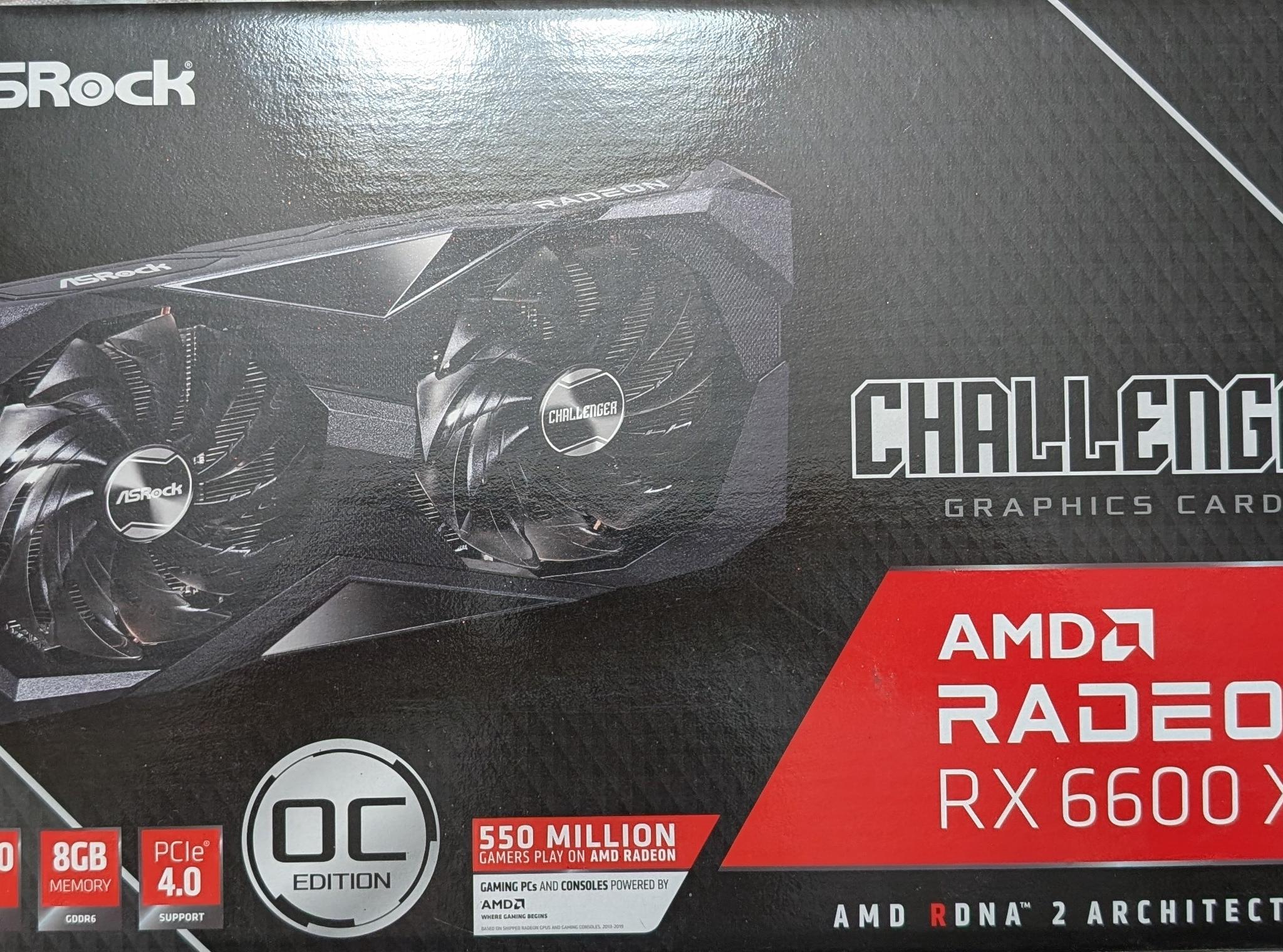 ASRock Challenger D OC Radeon RX 6600 XT
