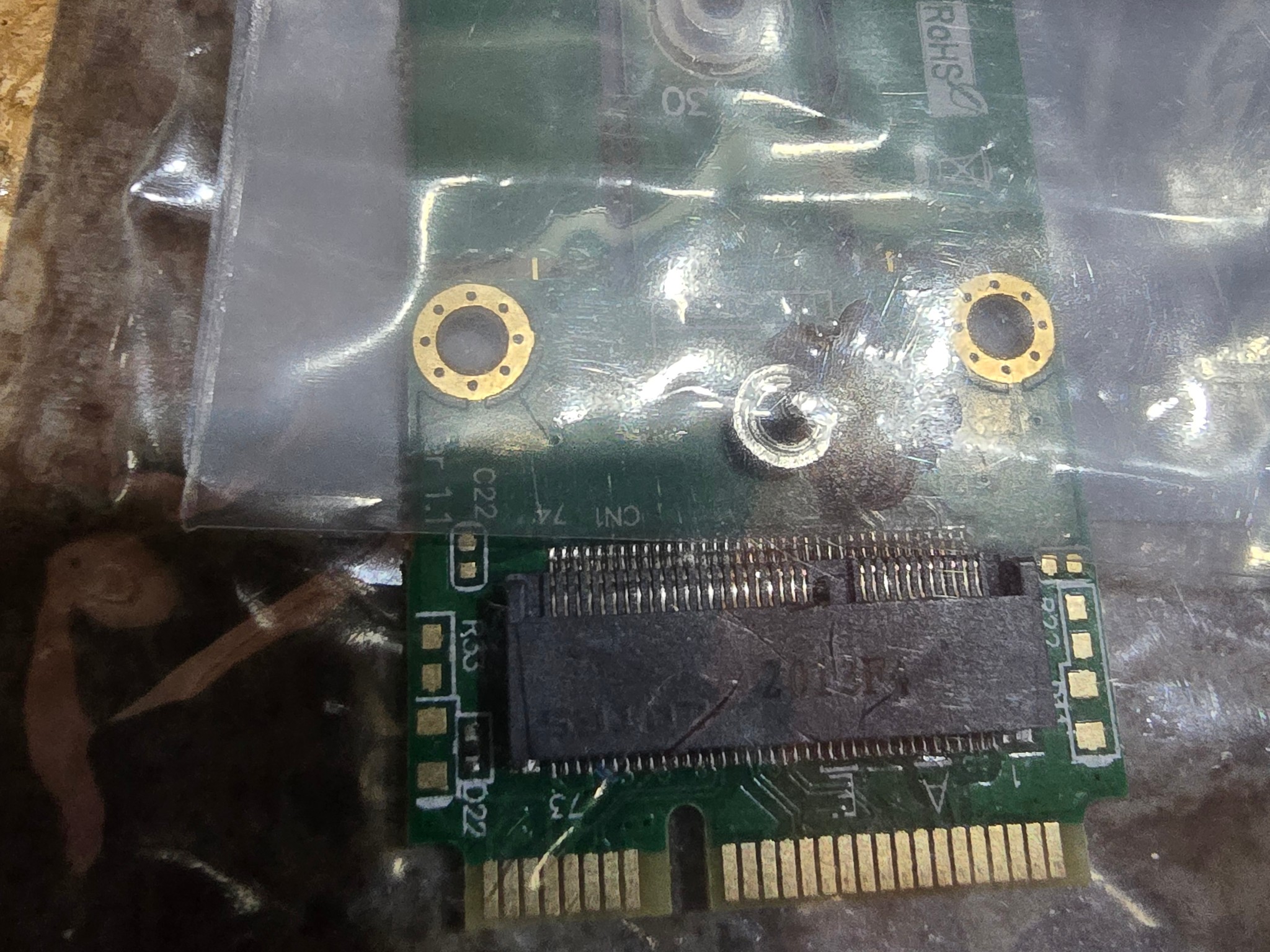 M.2 (NGFF Key E) to MPCIe (PCIe+USB) Adapter pcie Card m.2 pcie Adapter SSD MSata