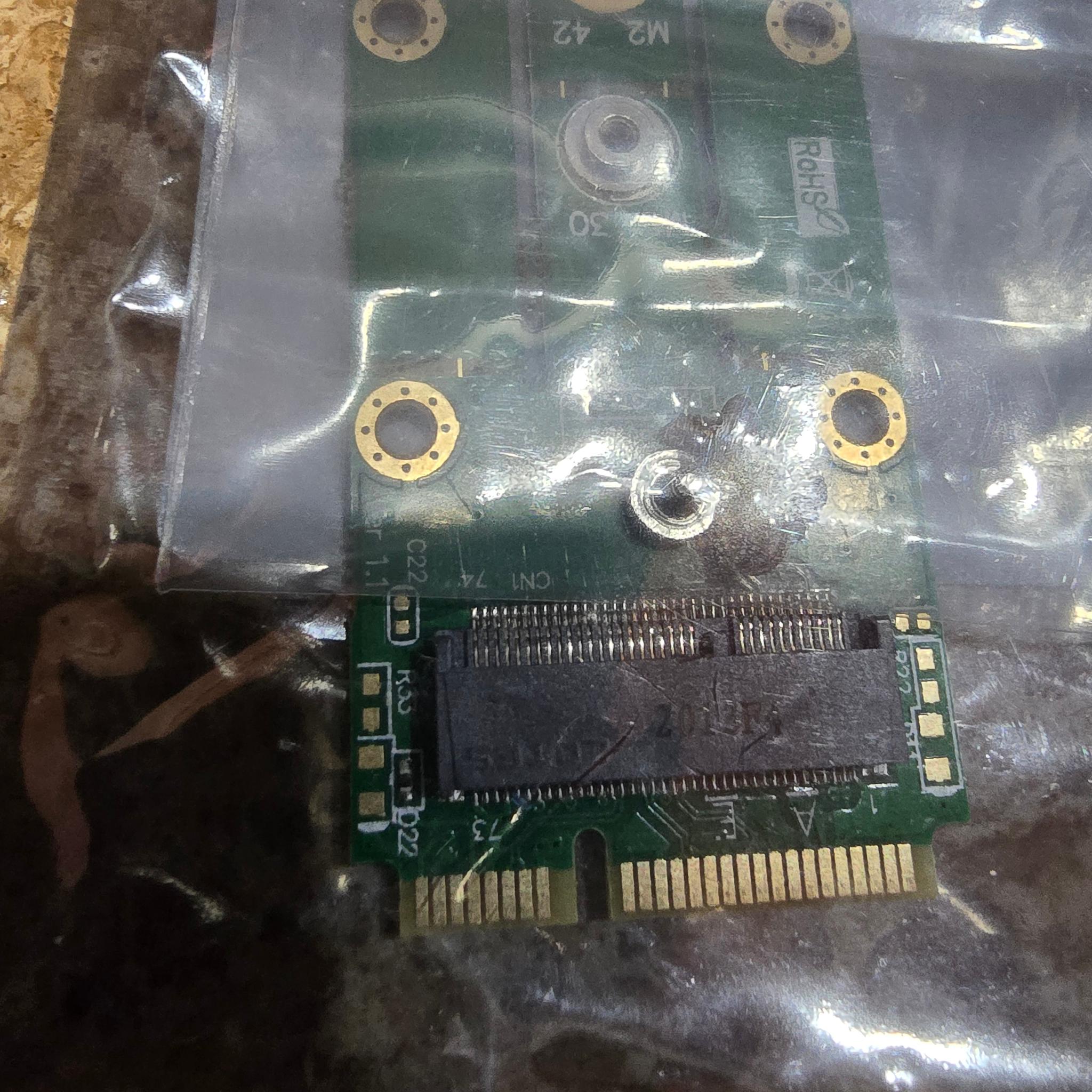 M.2 (NGFF Key E) to MPCIe (PCIe+USB) Adapter pcie Card m.2 pcie Adapter SSD MSata