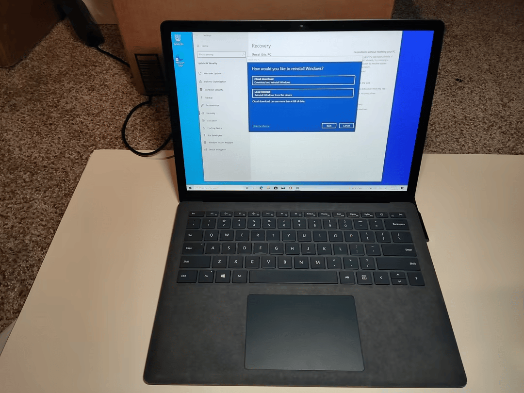 Microsoft Surface Laptop 3 13.5" Touch Screen Intel 1035G7 8GB Ram 256GB SSD