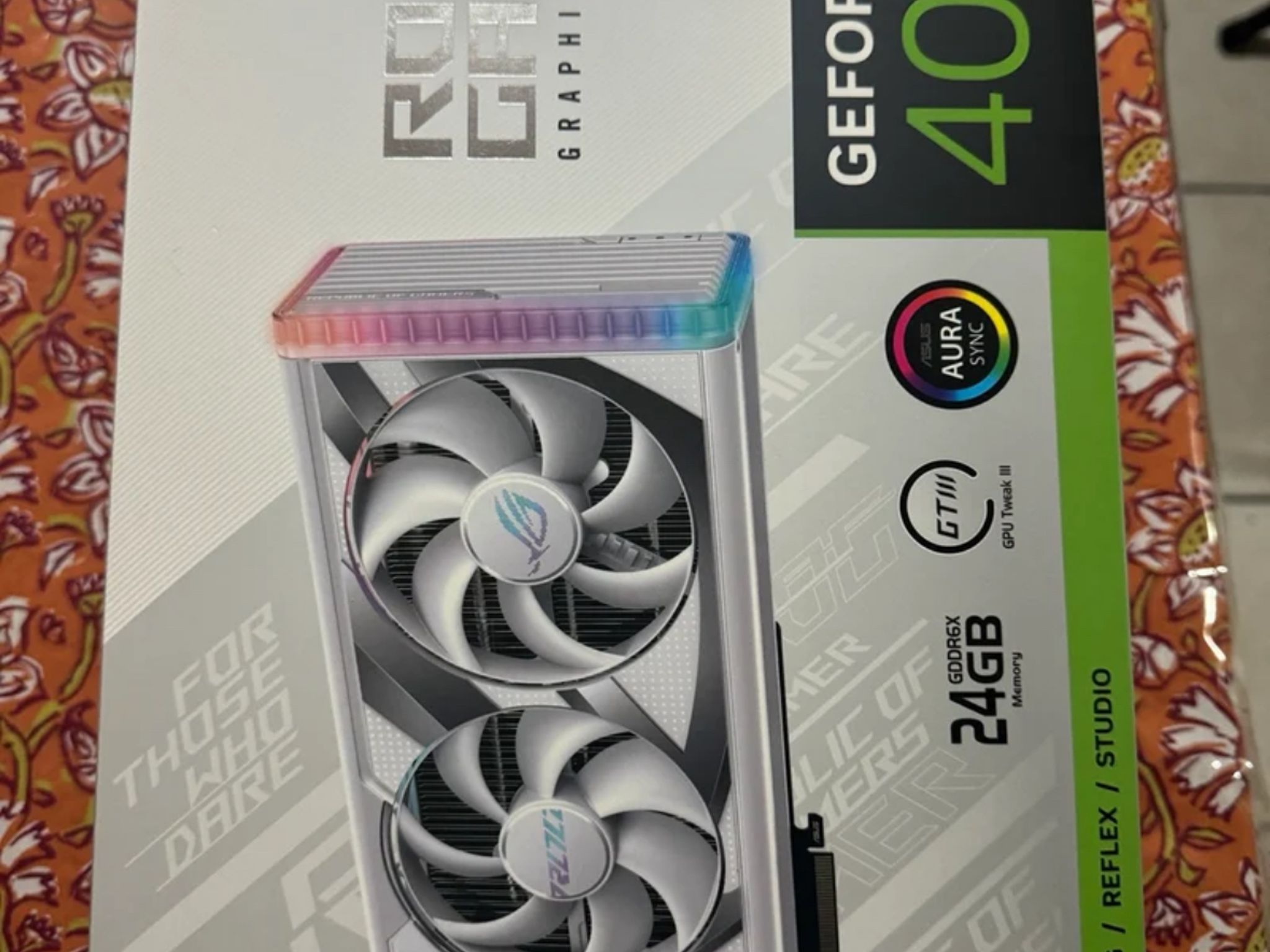❄️ WHITE ASUS ROG STRIX 4090 ❄️ ⚠️ HARD TO FIND GPU ⚠️