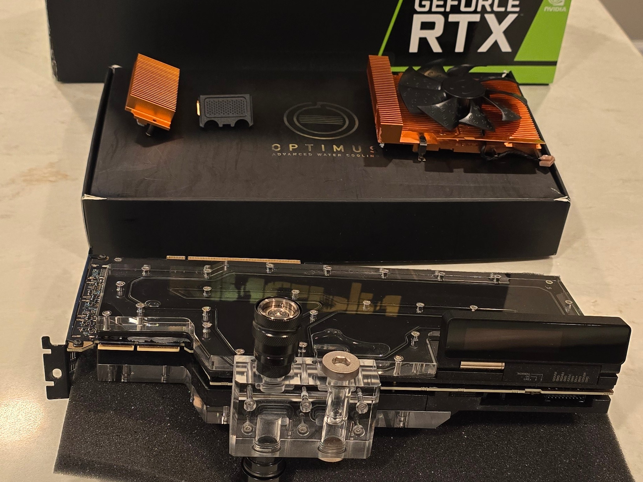 EVGA GeForce RTX 3090 K|NGP|N HYBRID GAMING w/ OPTIMUS Water Block