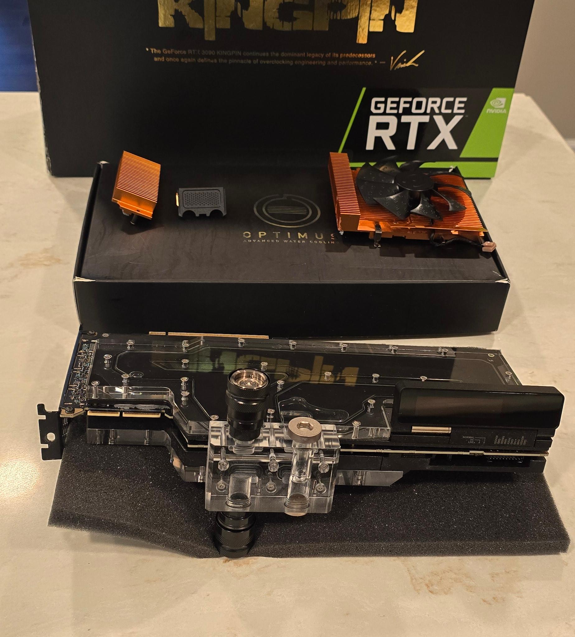 EVGA GeForce RTX 3090 K|NGP|N HYBRID GAMING w/ OPTIMUS Water Block