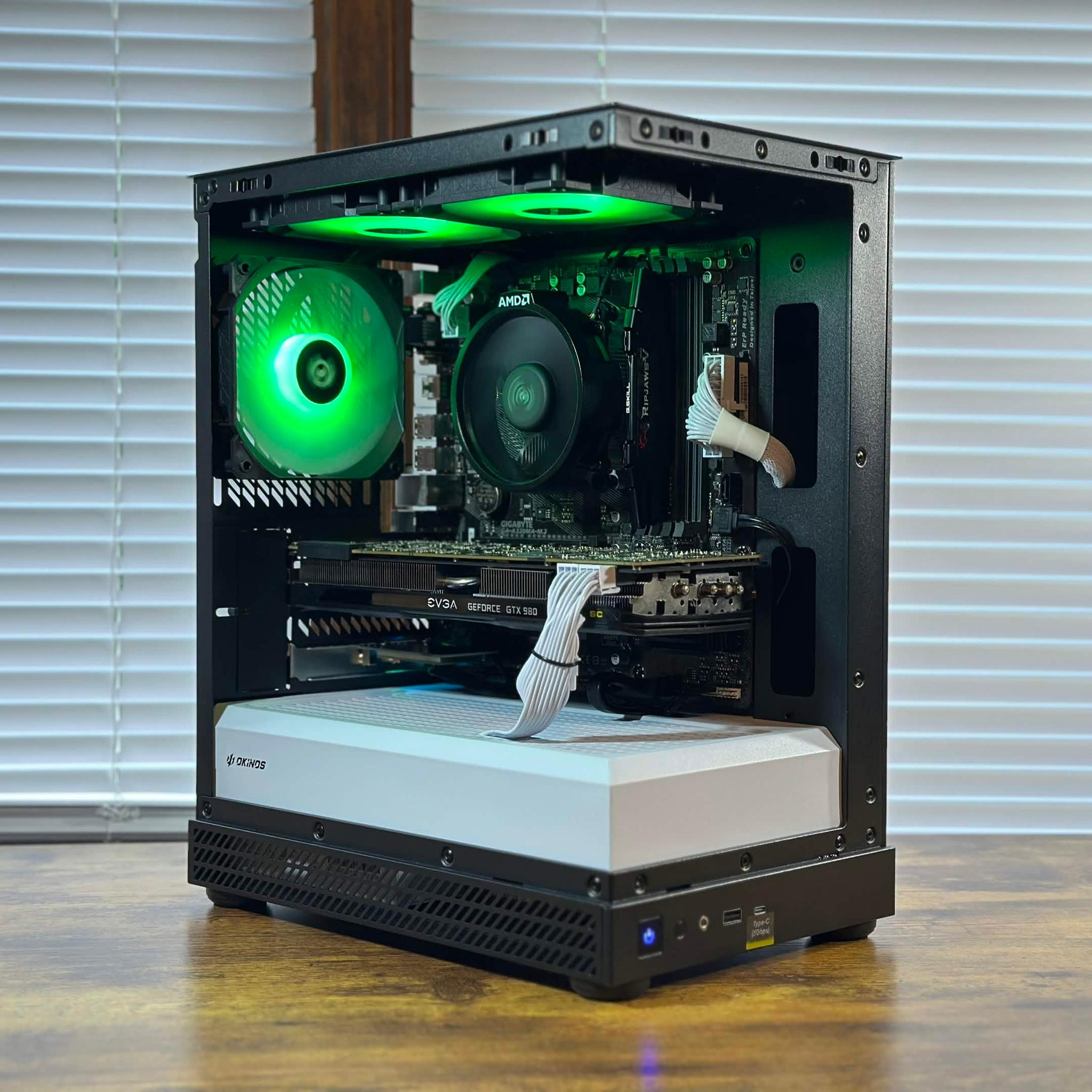 GTX 980 4GB | Ryzen 5 1600AF | 16GB DDR4 | 1.25TB Storage | Win11 | WIFI | 1080P Budget Gaming PC