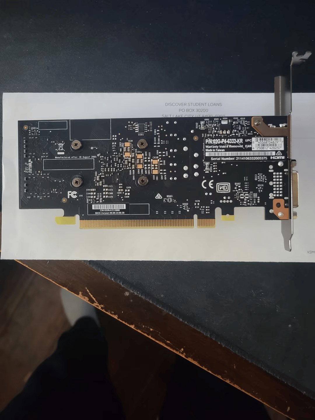 EVGA GT 1030 2GB GDDR5 Passively Cooled