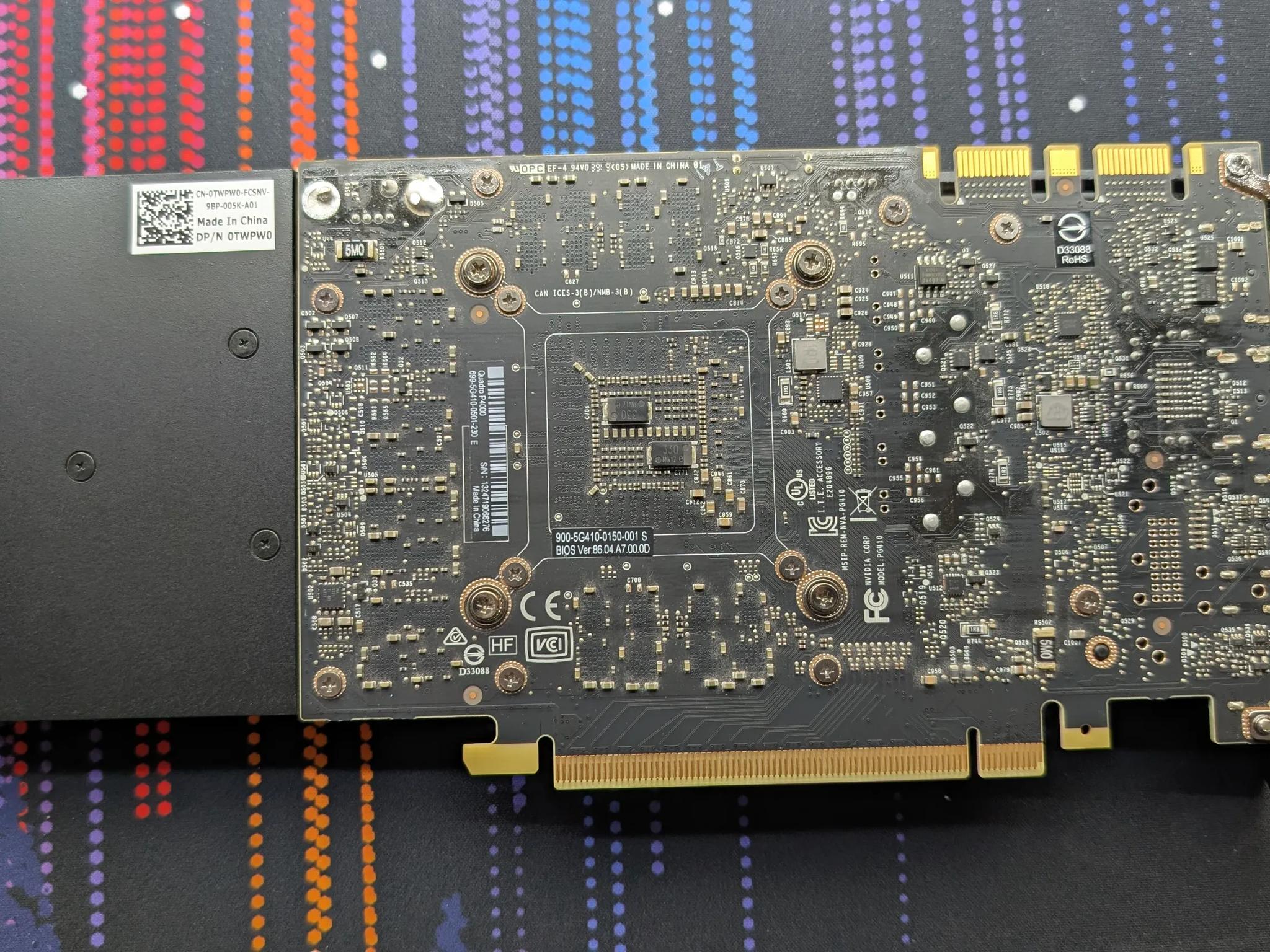 Nvidia Quadro P4000 8GB