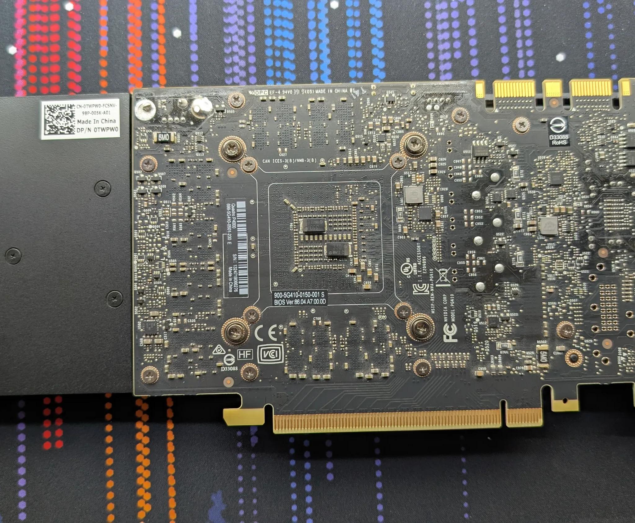 Nvidia Quadro P4000 8GB