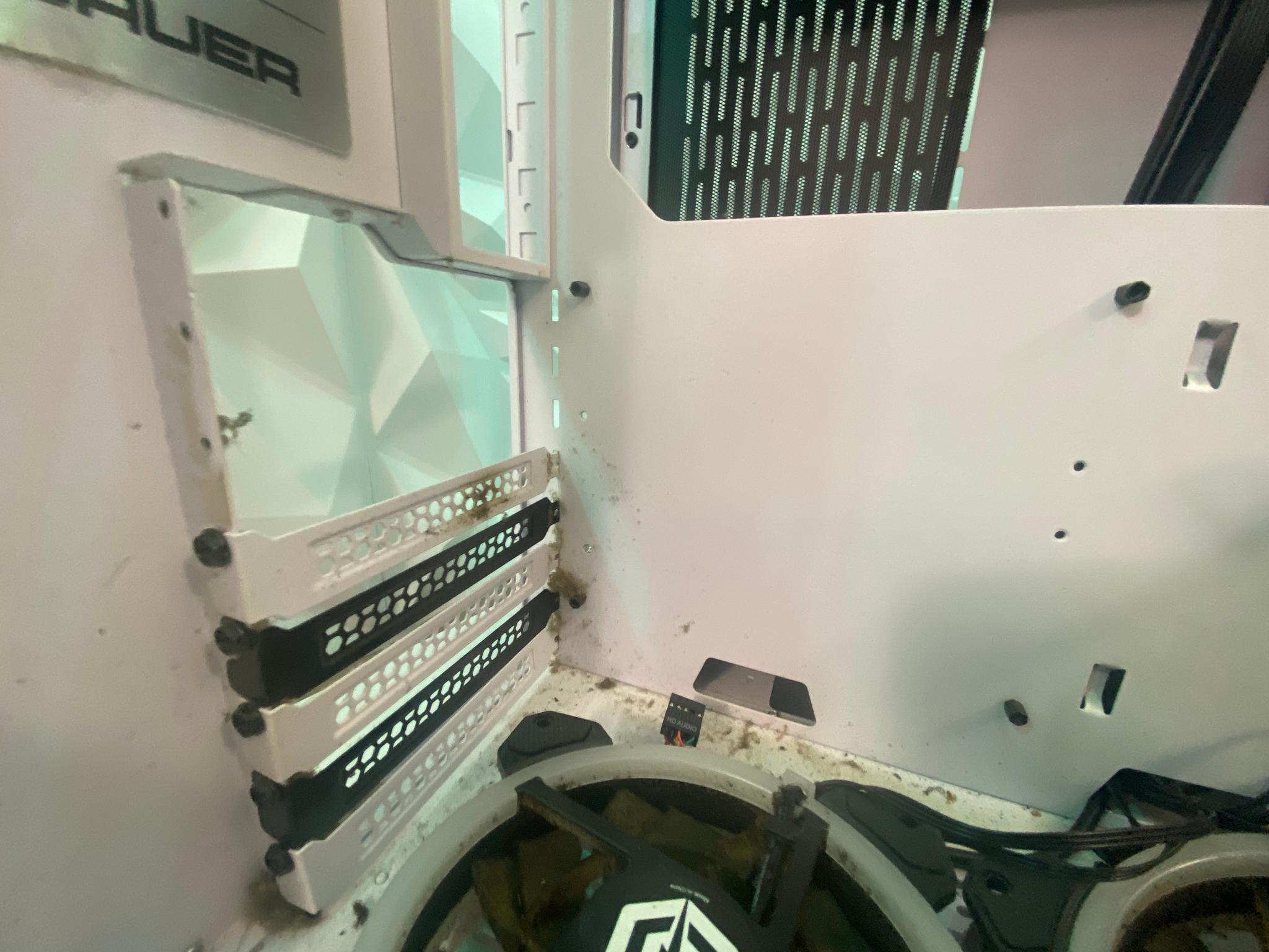 CyberPower White ATX PC Case – Bad Condition (As-Is)