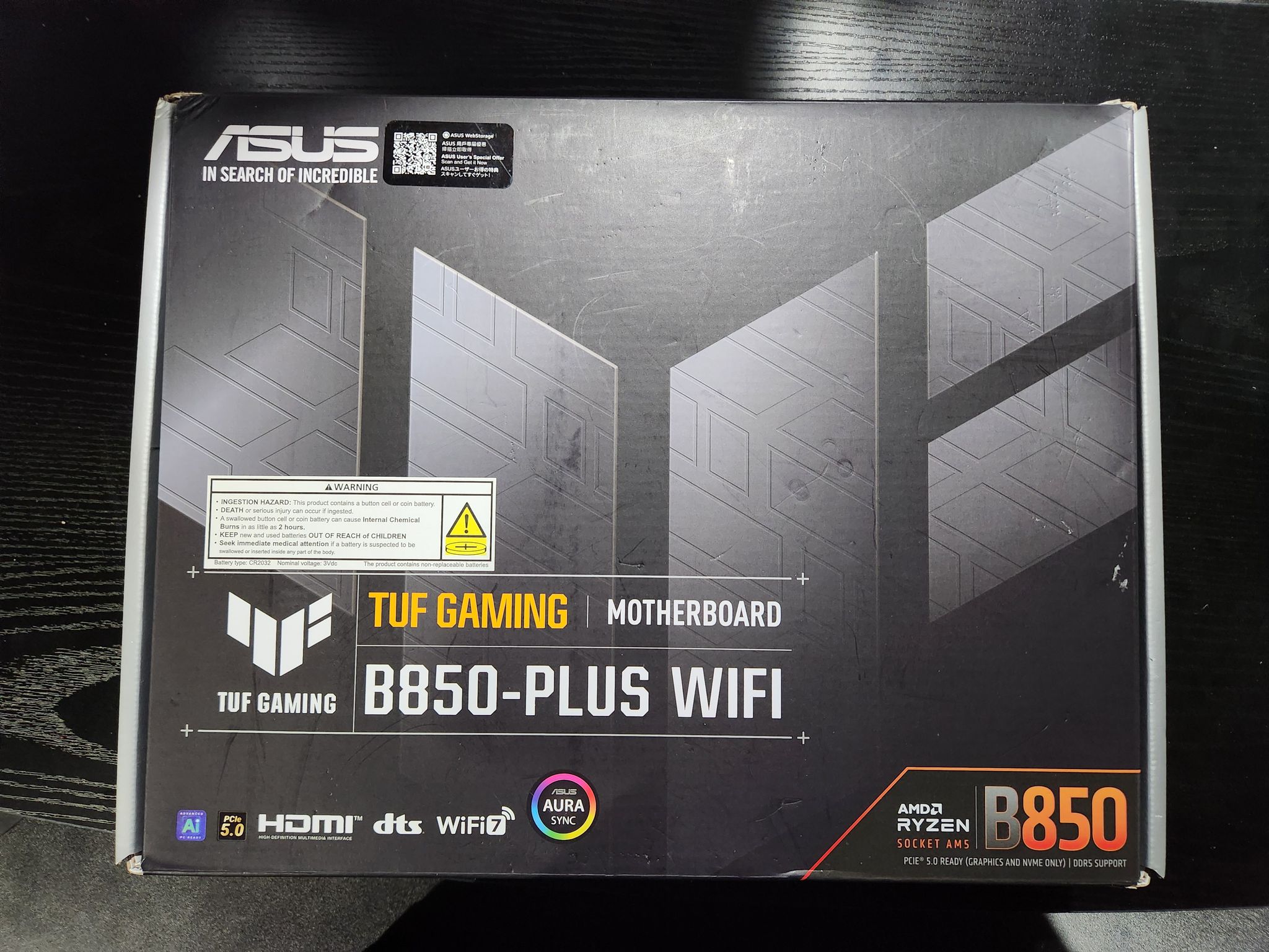 🚀 AMD AM5 Gaming Bundle: Ryzen 5 7600X3D + ASUS TUF Gaming B850-Plus WiFi + 32GB DDR5-6000 CL30