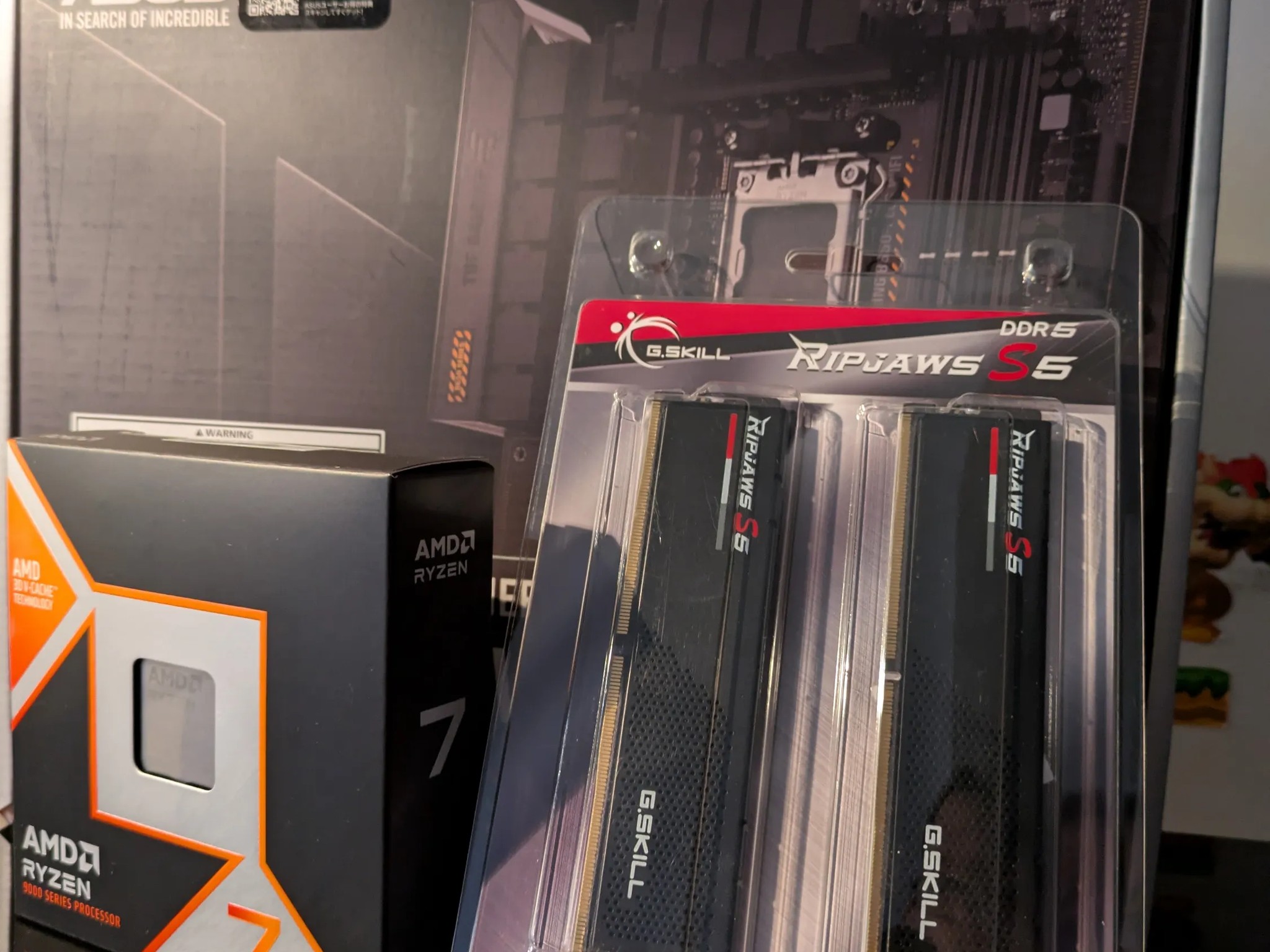 🔥🔥BNIB Ryzen 7 9800X3D Processor|ASUS TUF Gaming B650-PLUS WiFi|32GB G. Skill Ripjaws S5 DDR5-6000🔥🔥