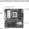 ASUS PRIME B650M-A AX AMD AM5 B650 MicroATX M.2 Desktop Motherboard A