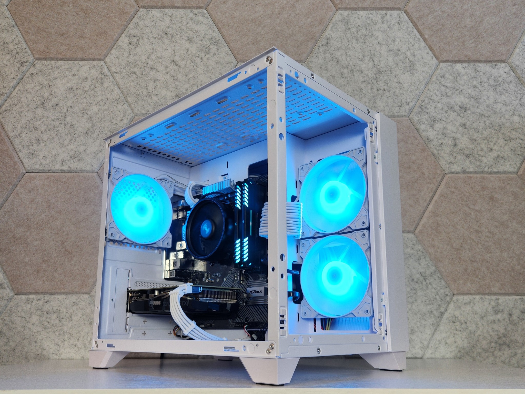 🤍1080p NVIDIA Gaming PC | GTX 1660 Ti | Ryzen 5 2600 | 16GB RAM | 500GB SSD | WIN 11 | WIFI + BT |