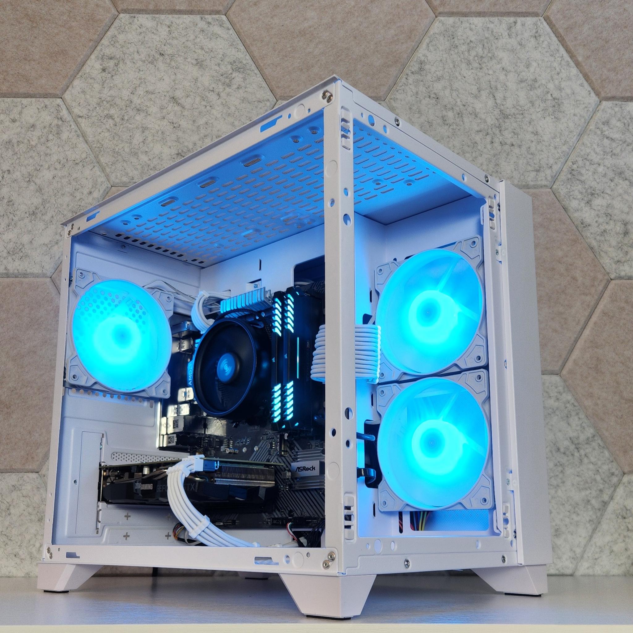 🤍1080p NVIDIA Gaming PC | GTX 1660 Ti | Ryzen 5 2600 | 16GB RAM | 500GB SSD | WIN 11 | WIFI + BT |