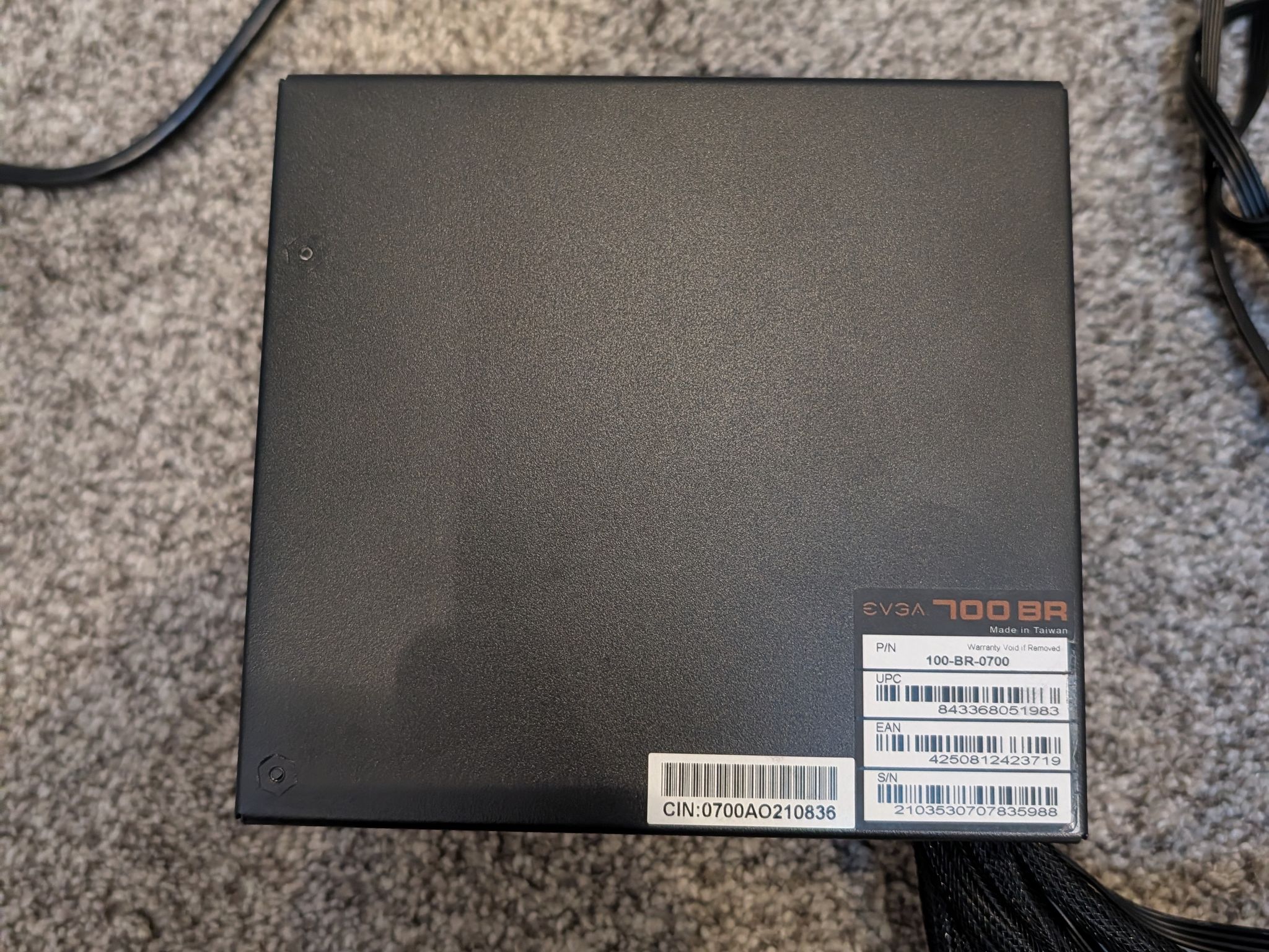 EVGA 700 Watt Bronze Power Supply