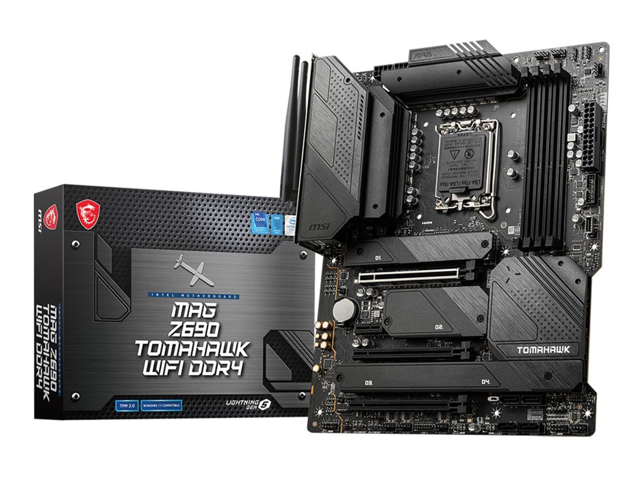 MSI Z690 MAG Tomahawk WiFi DDR4 Intel LGA 1700 ATX Motherboard + 32 GB of DDR4 3600 MHz Ram.