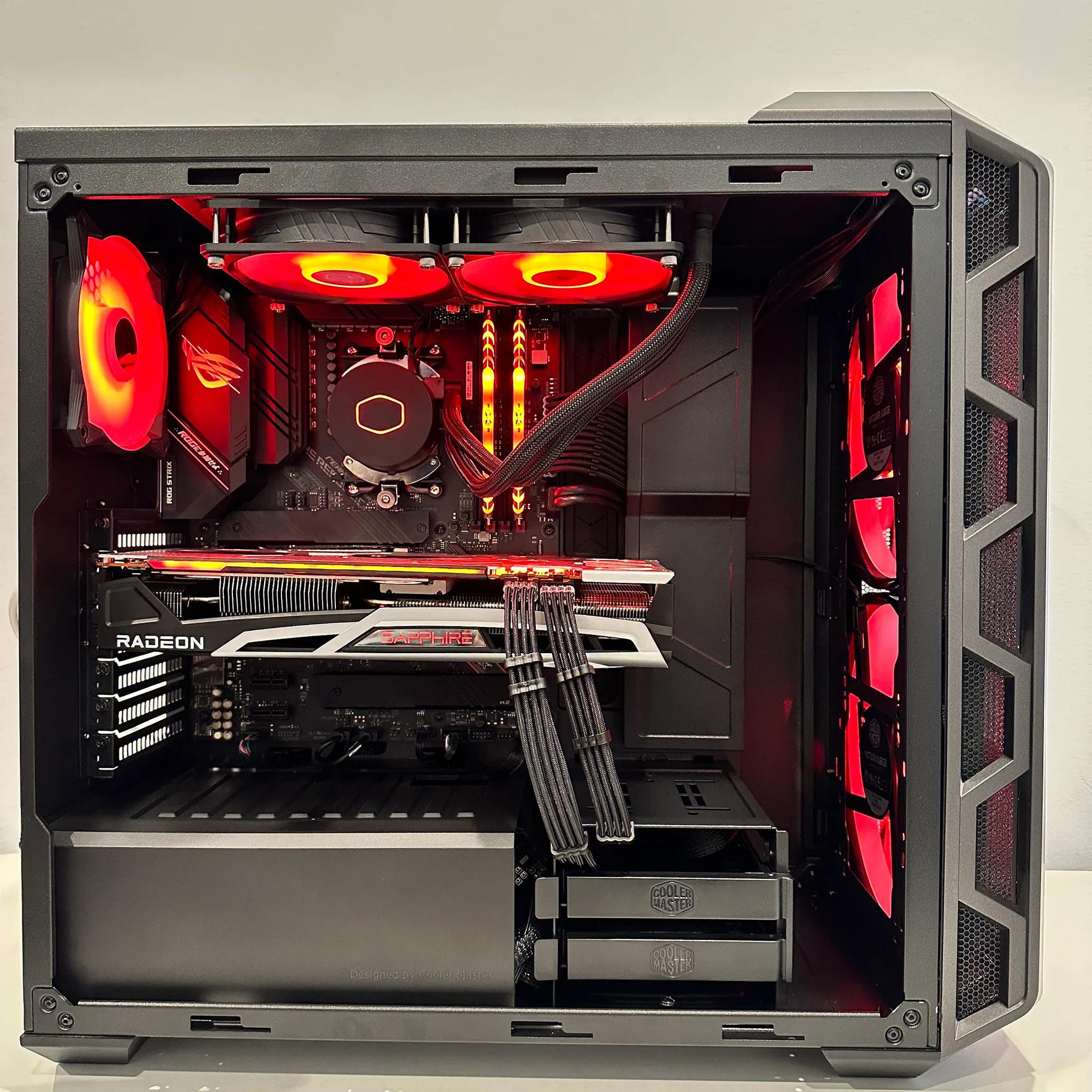 🔴The Flash🔴-Gaming PC-AMD Radeon RX 6800 XT 16GB-AMD Ryzen 7 5700G 8-Core-16GB DDR4-1TB NVME