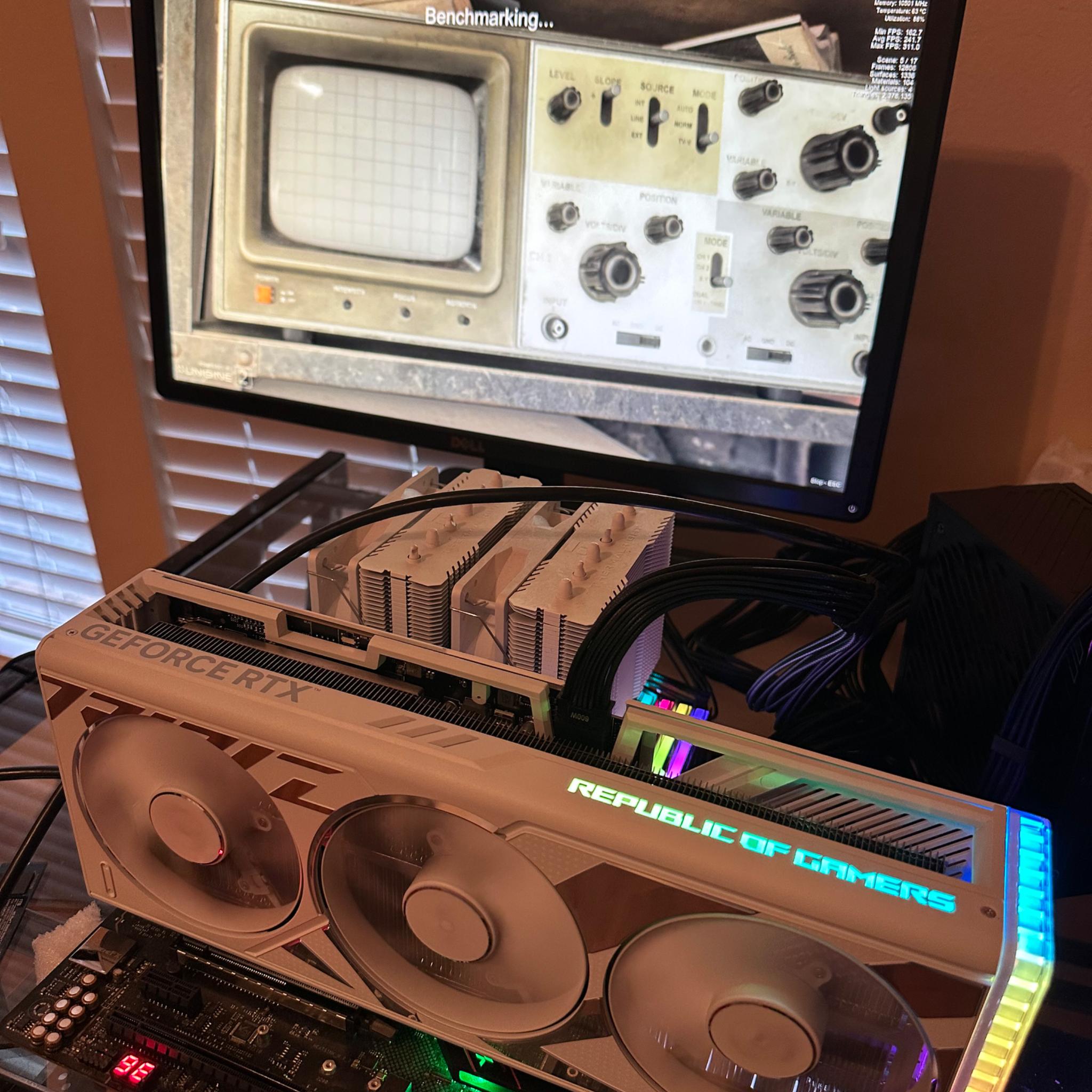 ASUS RTX 4090 White ROG Strix OC 24GB GDDR6X with original box