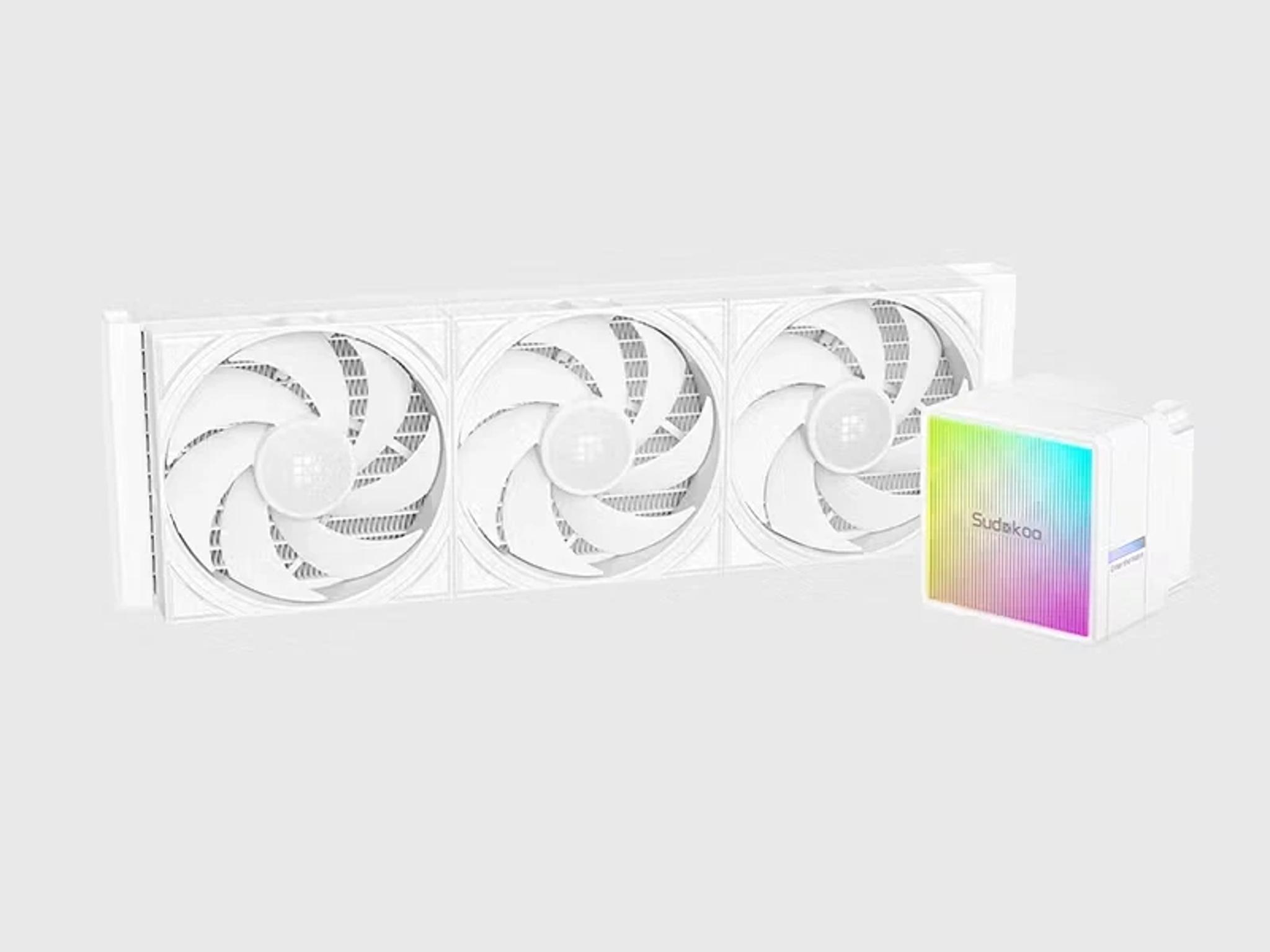 SUDOKOO NEXAURA 360 White Liquid AIO CPU Cooler ARGB diamond glow