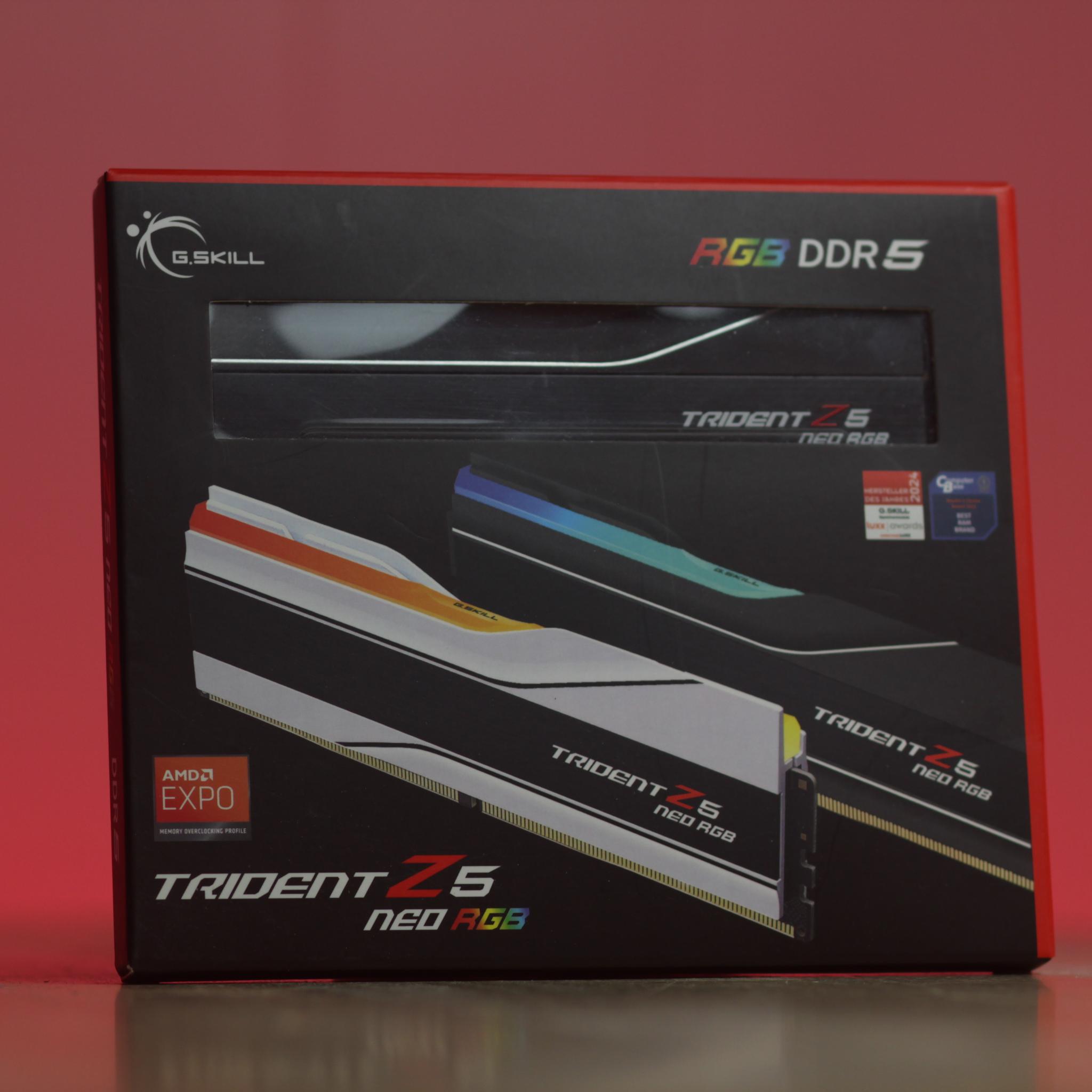 32GB DDR5-6000 CL30 G.Skill Trident Z5 Neo (2x16GB) Black