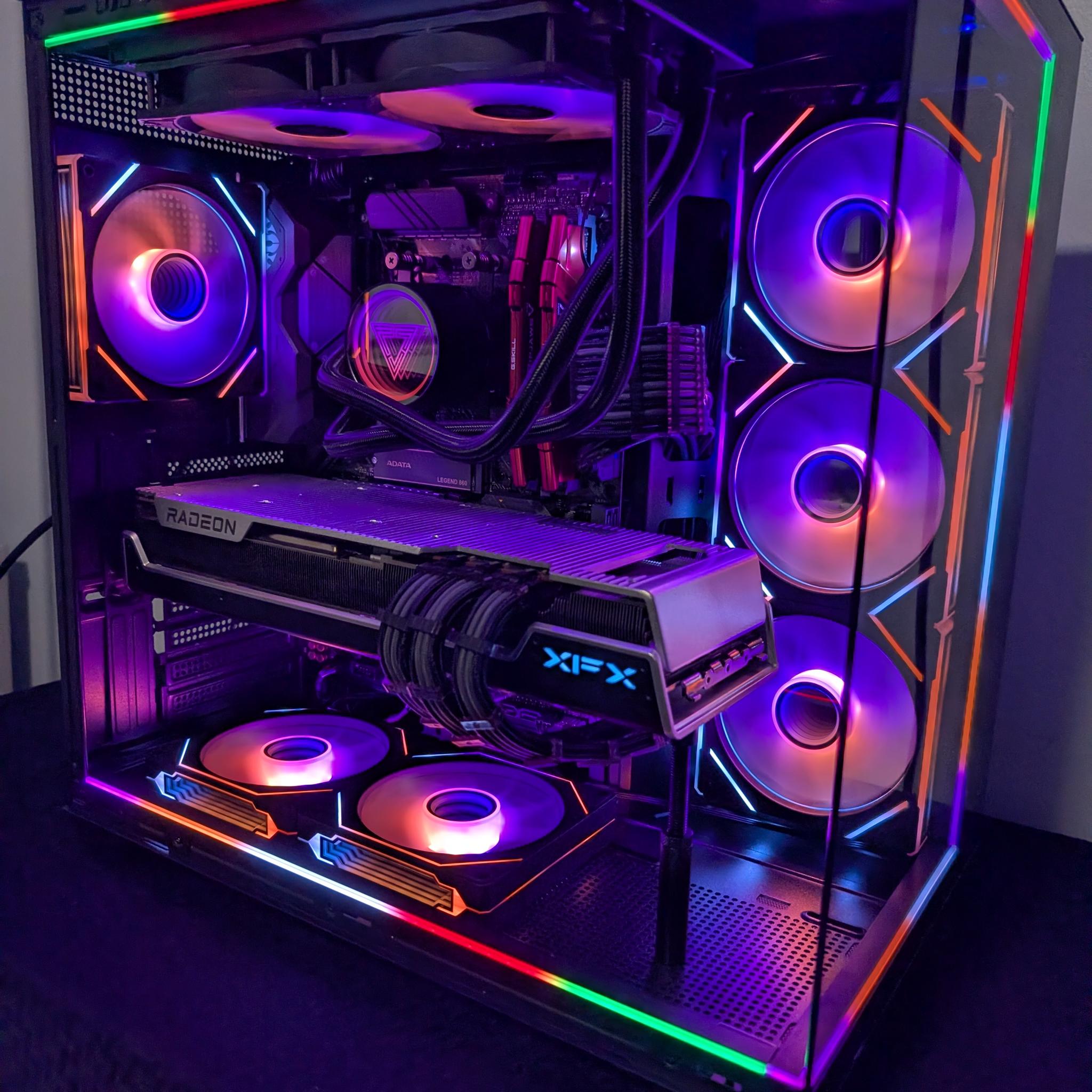 RX 7900XTX 24GBvram-Ryzen 7 5800x3d-32 GB DDR4 3600-1 TB NVME Supreme Gaming PC