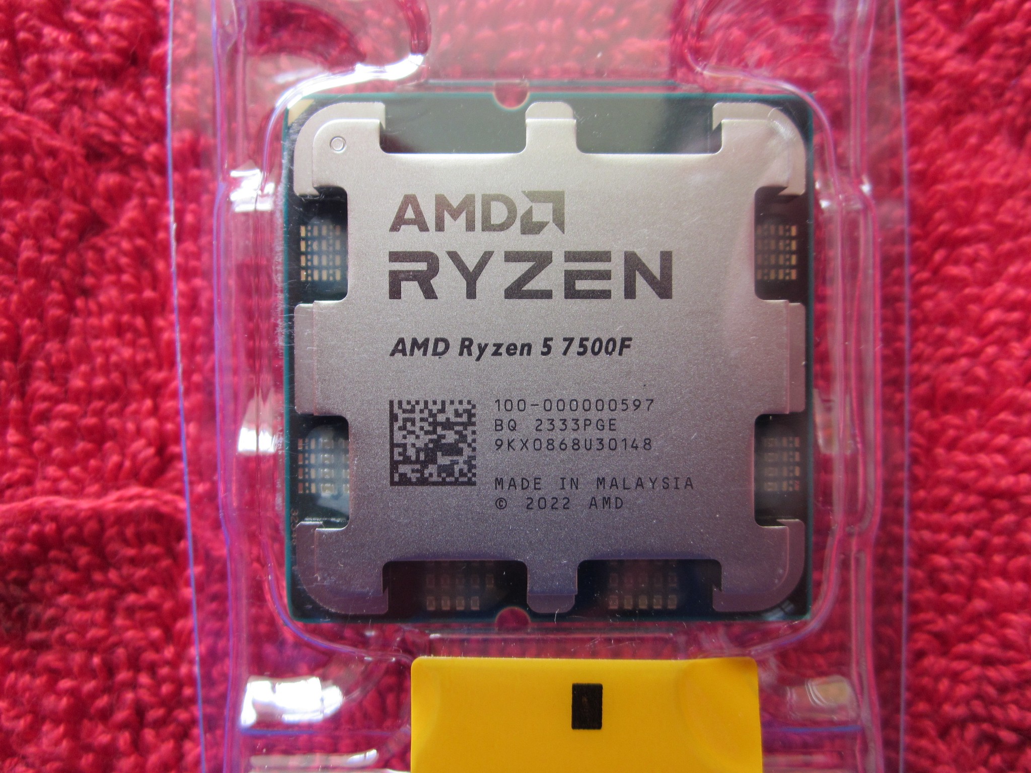 NEW! AMD Ryzen 5 7500F 6 Core 3.7/5.0 GHz AM5 CPU