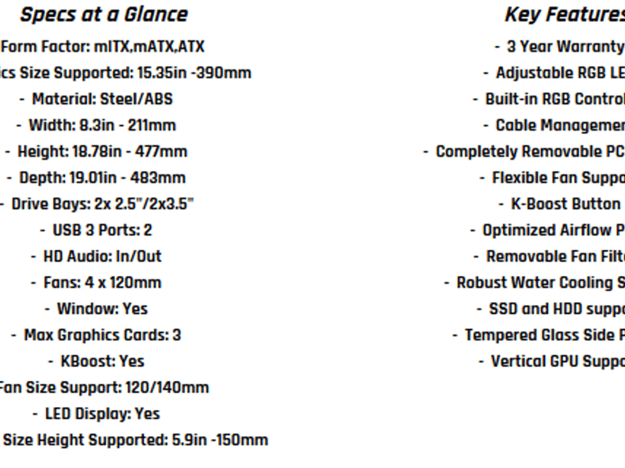 NEW EVGA DG-77 Matte Black Mid-Tower Gaming Case, Tempered Glass, Vertical GPU Mount, RGB, & K-Boost