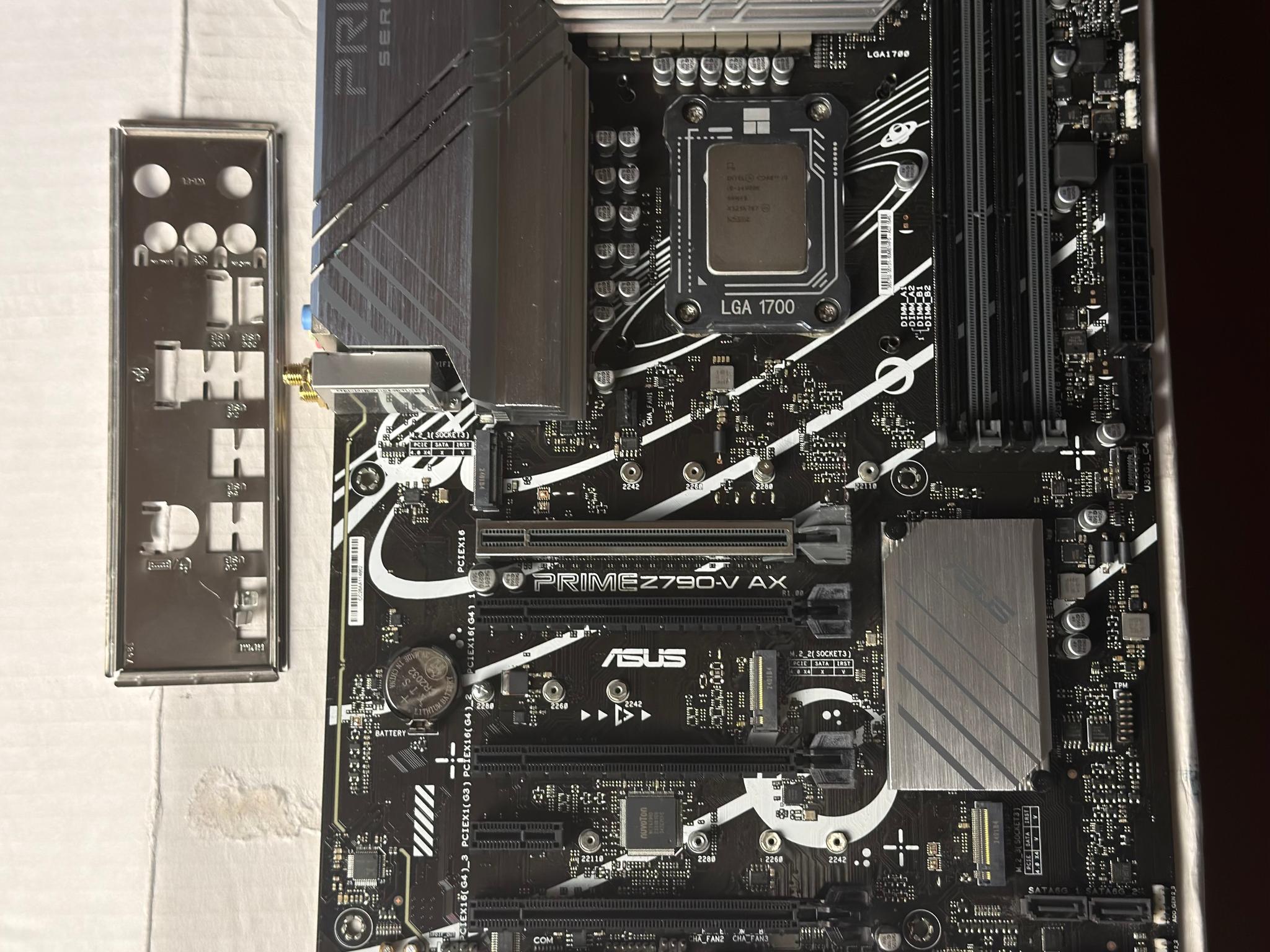 14900k + Asus Prime Z790-V AX Motherboard