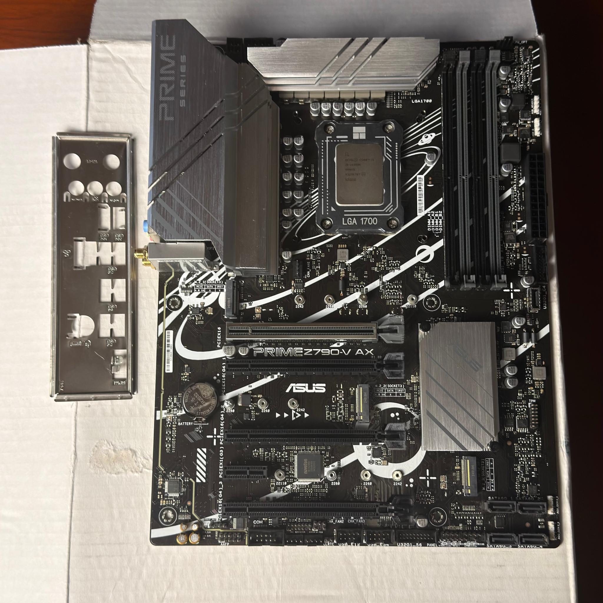 14900k + Asus Prime Z790-V AX Motherboard