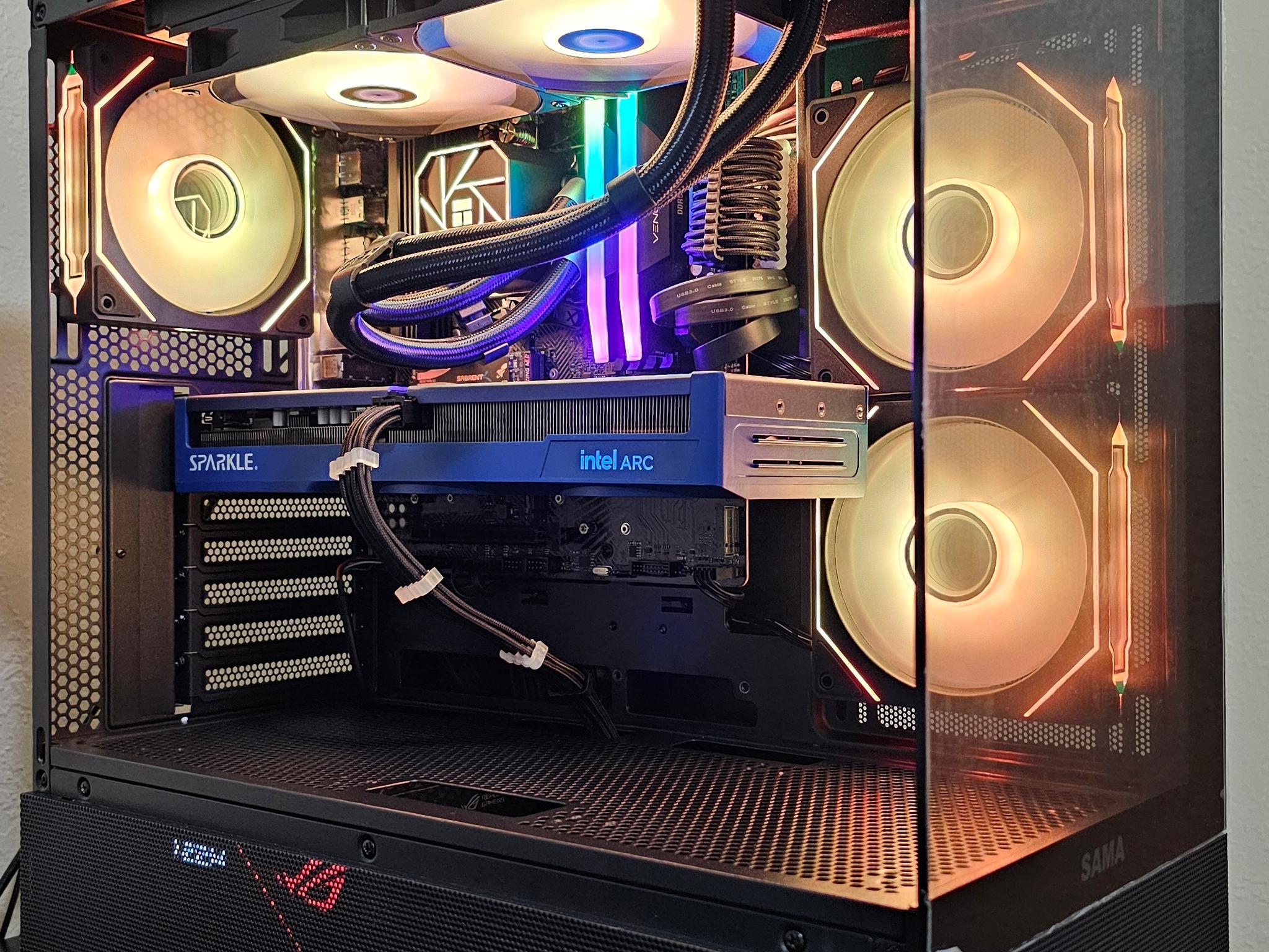 ARC B580 (beats rtx 4060) - Ryzen 5 9600X - 16GB DDR5 - 1TB SSD - 1080P-1440P GAMING PC
