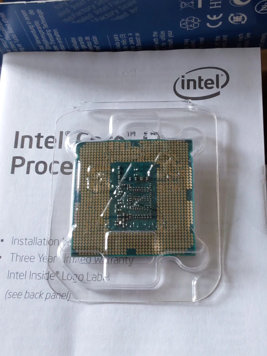Intel i7 4790k 4.0GHz CPU and Heatsink/Fan in Original Retail Box