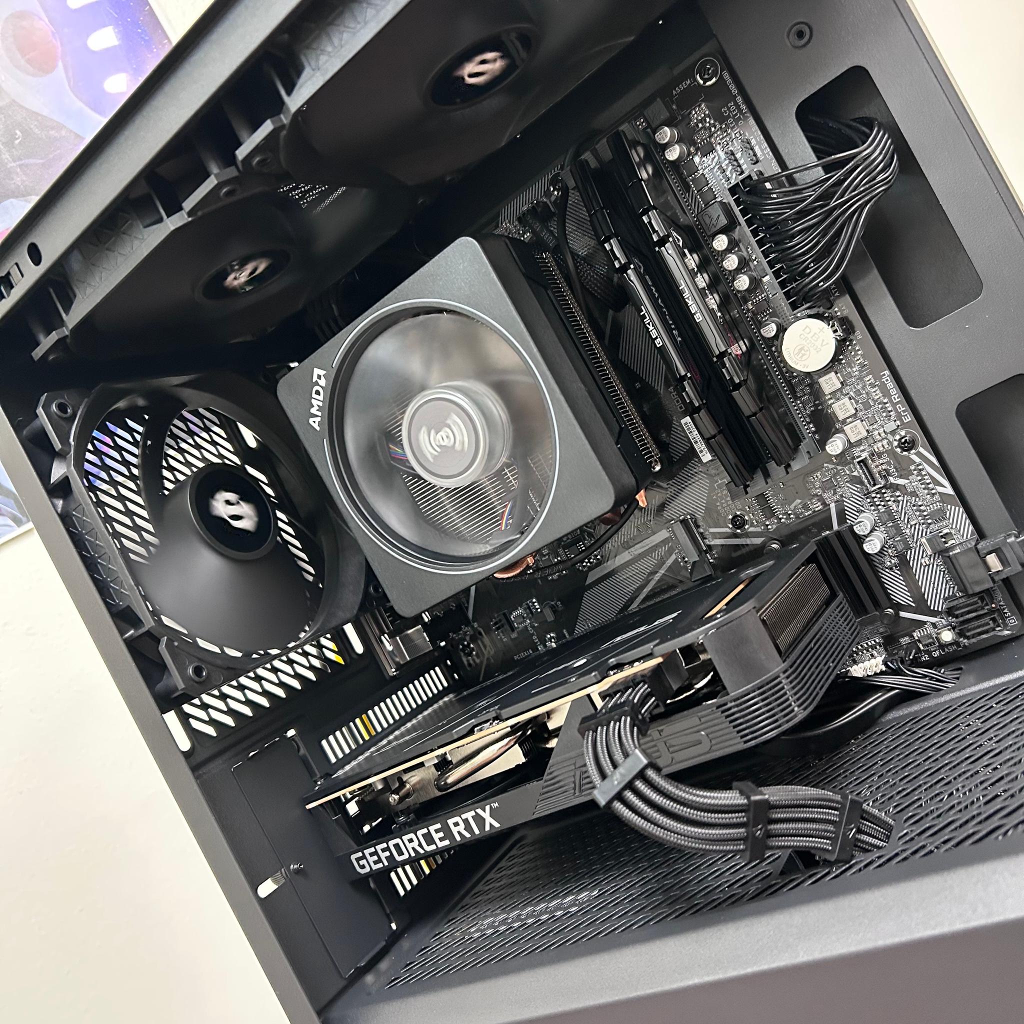# 🖤 "Black Ember 5050" – RTX 50-Series Gaming & Local AI PC 🤖🎮